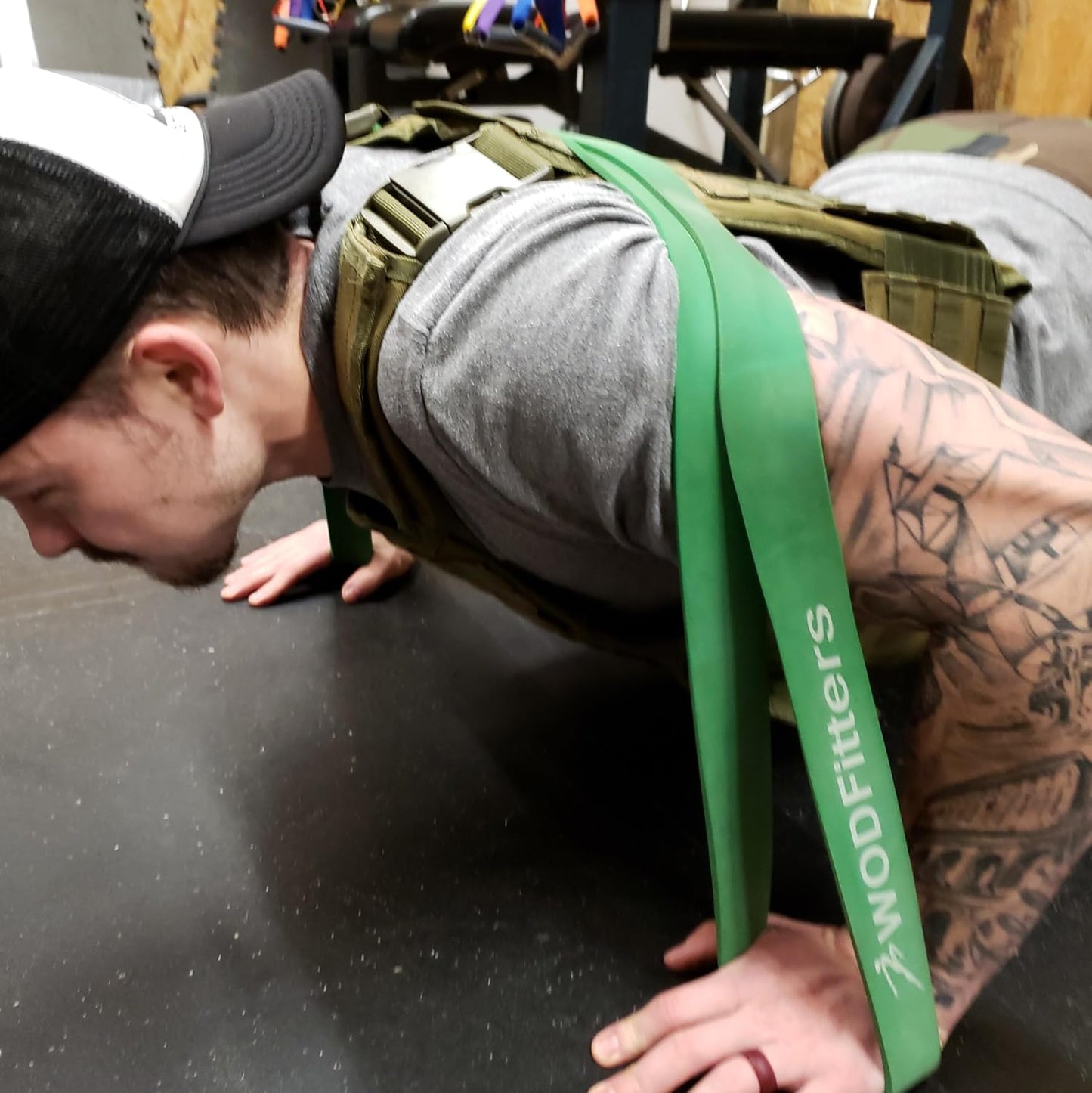 WODFitters Pull Up Assistance Band for Stretching, Mobility Workouts, Warm Up, Recovery, Powerlifting, Home Fitness and Exercise…