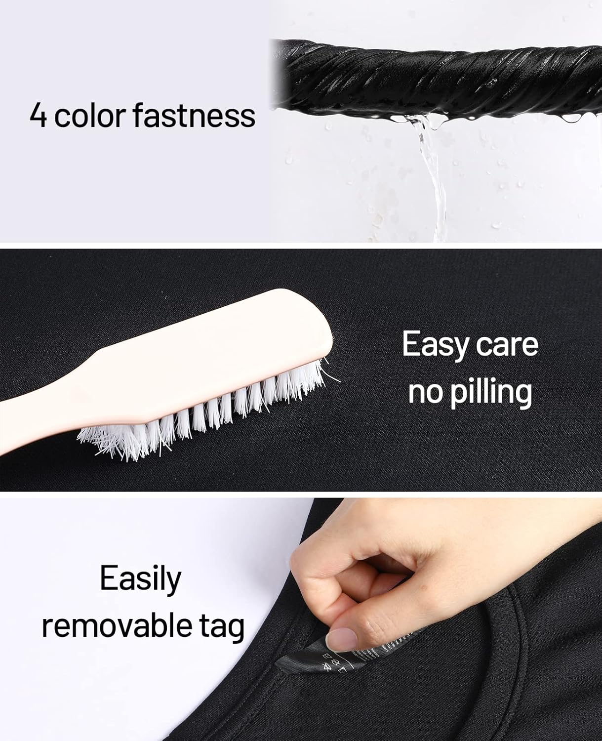 MIER Men's Quick Dry Workout Shirts Moisture Wicking Running Athletic Performance T-Shirts Recycled Polyester Top Tee