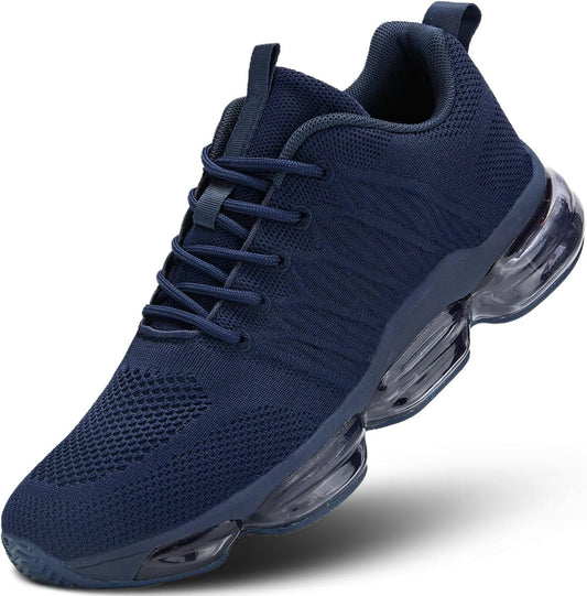 Men's Air Cushion Running Shoes Breathable Tennis Fashion Sneakers Non Slip Workout Casual Sport Shoes Gym Training Comfortable Walking Shoes