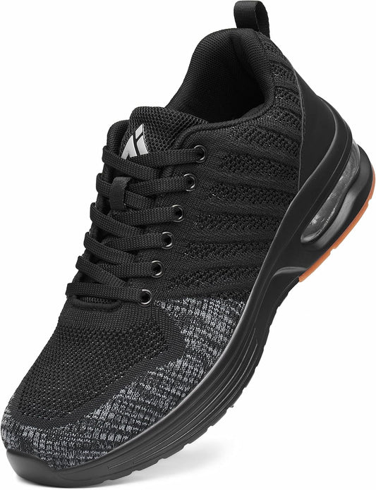 Mishansha Running Shoes for Men Sneakers Air Cushion Walking Shoes Comfortable Tennis Shoes Breathable Trail Running Shoes US Men 7.5-15