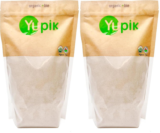 Yupik Organic Ground Date Powder (Meal), 2.2 lb, Non-GMO, Vegan, Gluten-Free (Pack of 2)