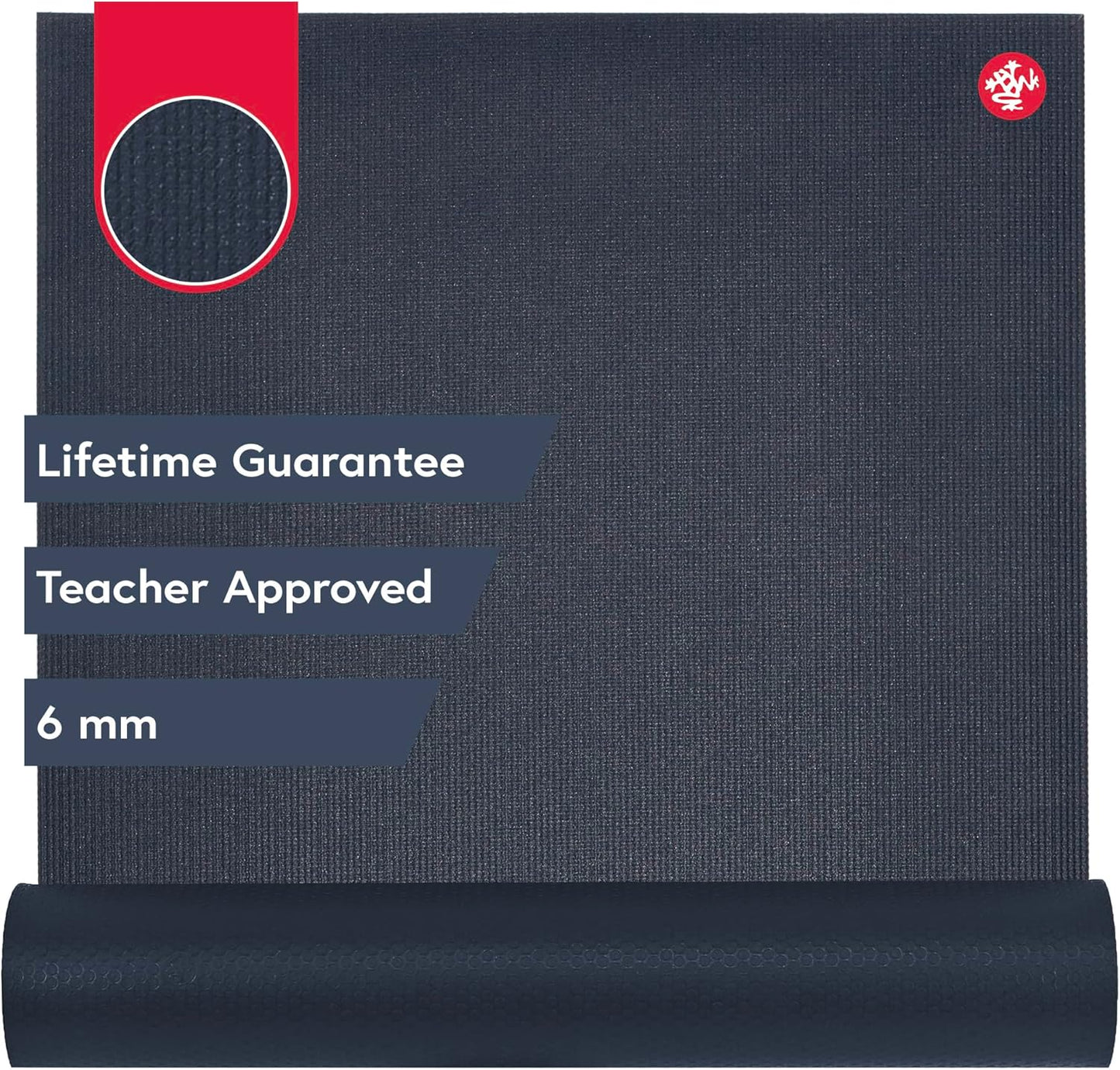 Manduka PRO Yoga Mat 71" - 6mm | Lifetime Durability | Hygienic Construction | Premium Studio Quality | Teacher Approved | 71 x 26 inches | Verve