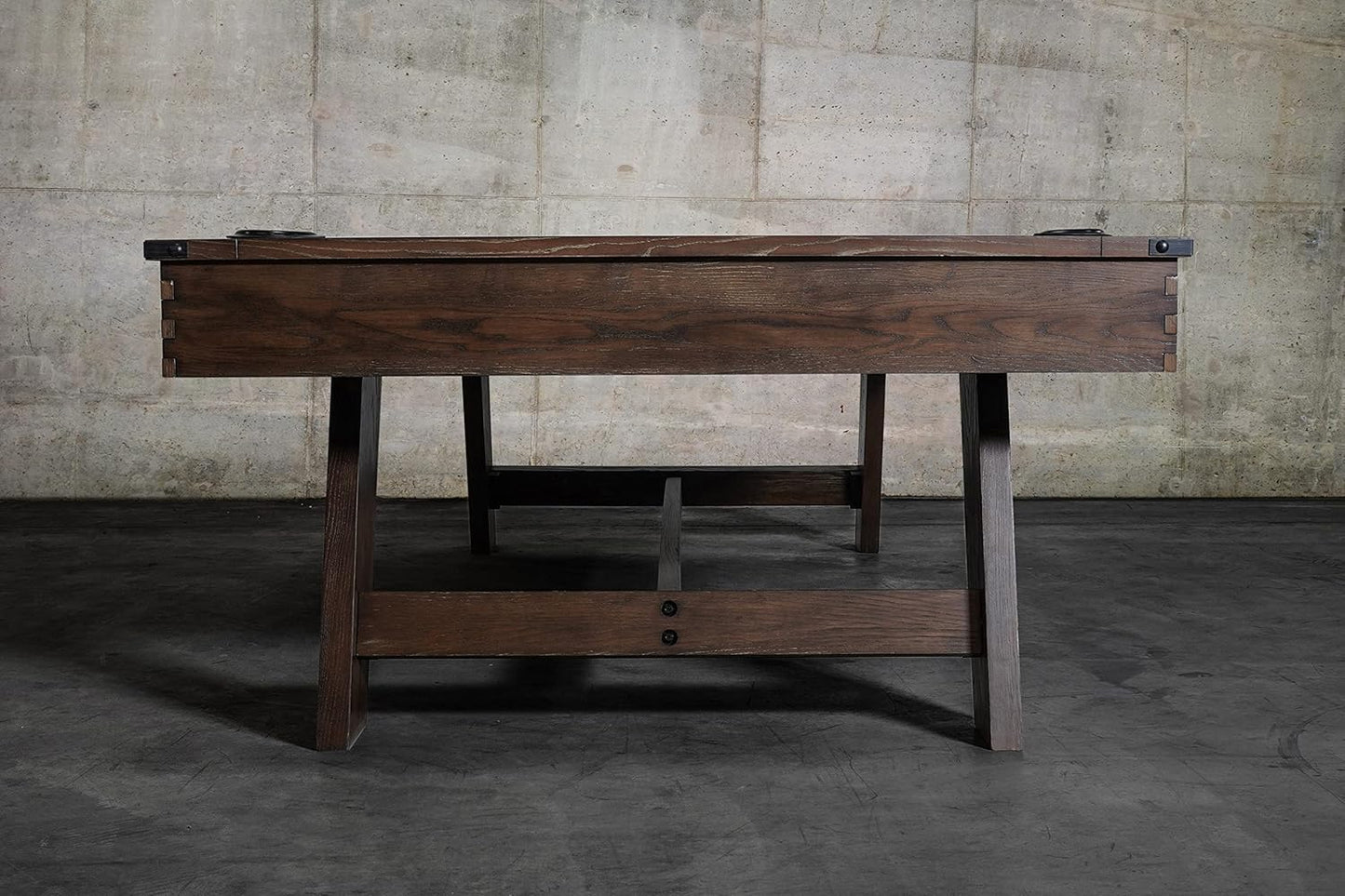 Nixon Billiards - Hunter Slate Billiard Pool Table (Wood Leg) - Brushed Walnut - 8FT - White Glove Installation