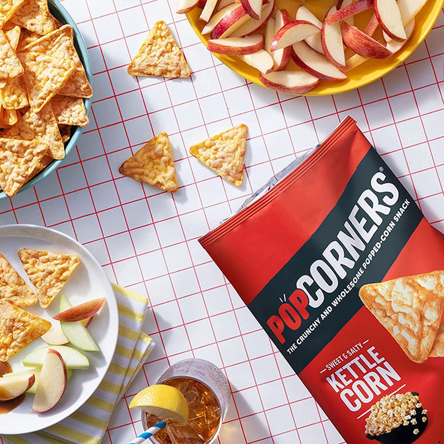 PopCorners Popped Corn Snacks, Kettle Corn, 1 Ounce (Pack of 20) (Packaging May Vary)