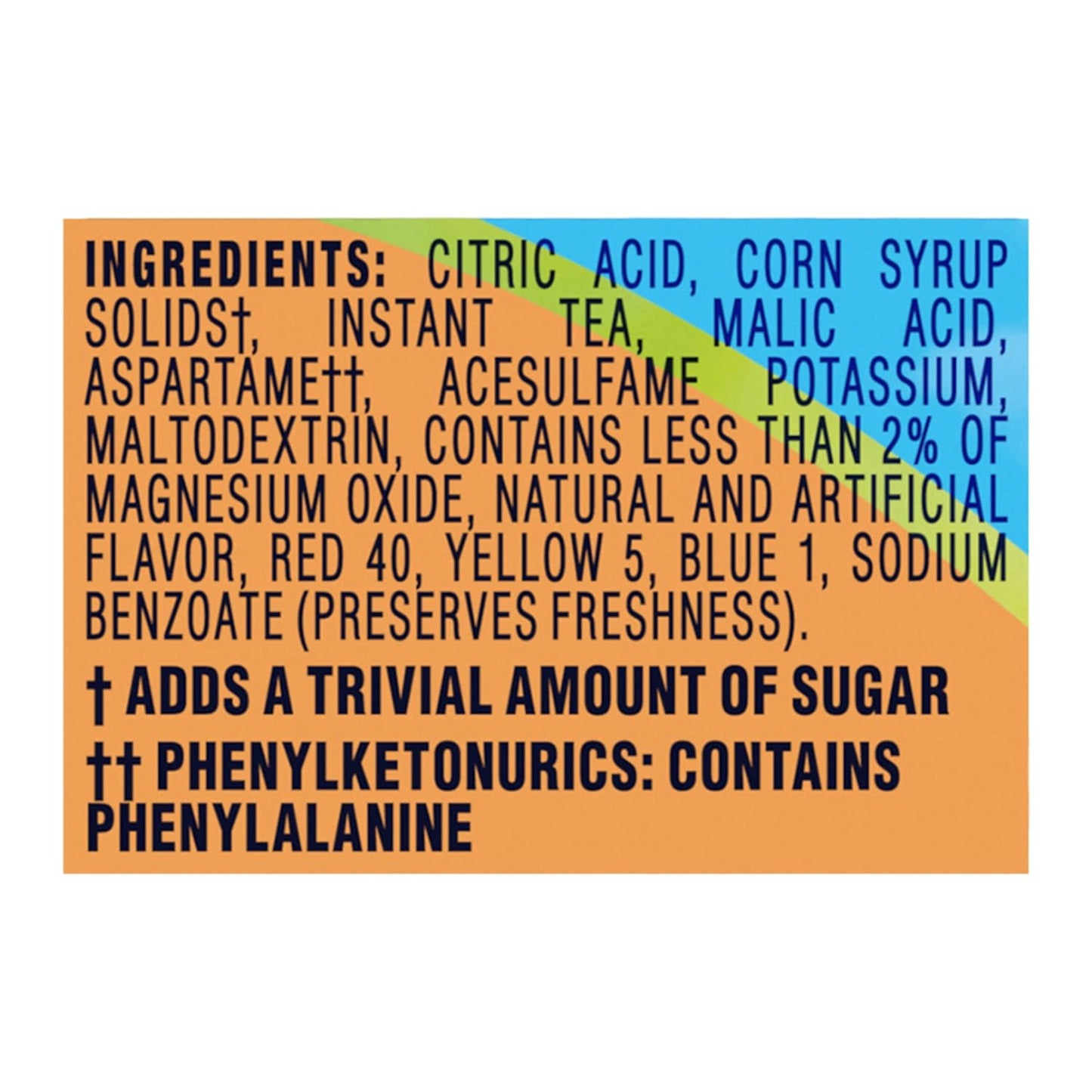 Crystal Light Peach Iced Tea Artificially Flavored Powdered Drink Mix, 72 ct Pack, 12 Canisters of 6 Pitcher Packets