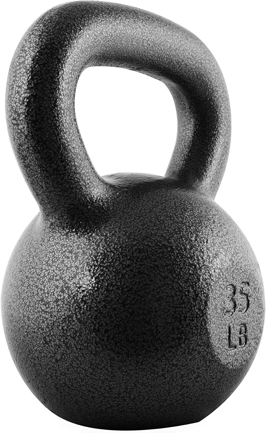 WF Athletic Supply Hammerstone Painted Cast Iron Kettlebells, Home & Gym Equipment, Great for Strength Training, Full Body Workout & Crossfit Training, Color & Size Options Available in 10-80 Pounds