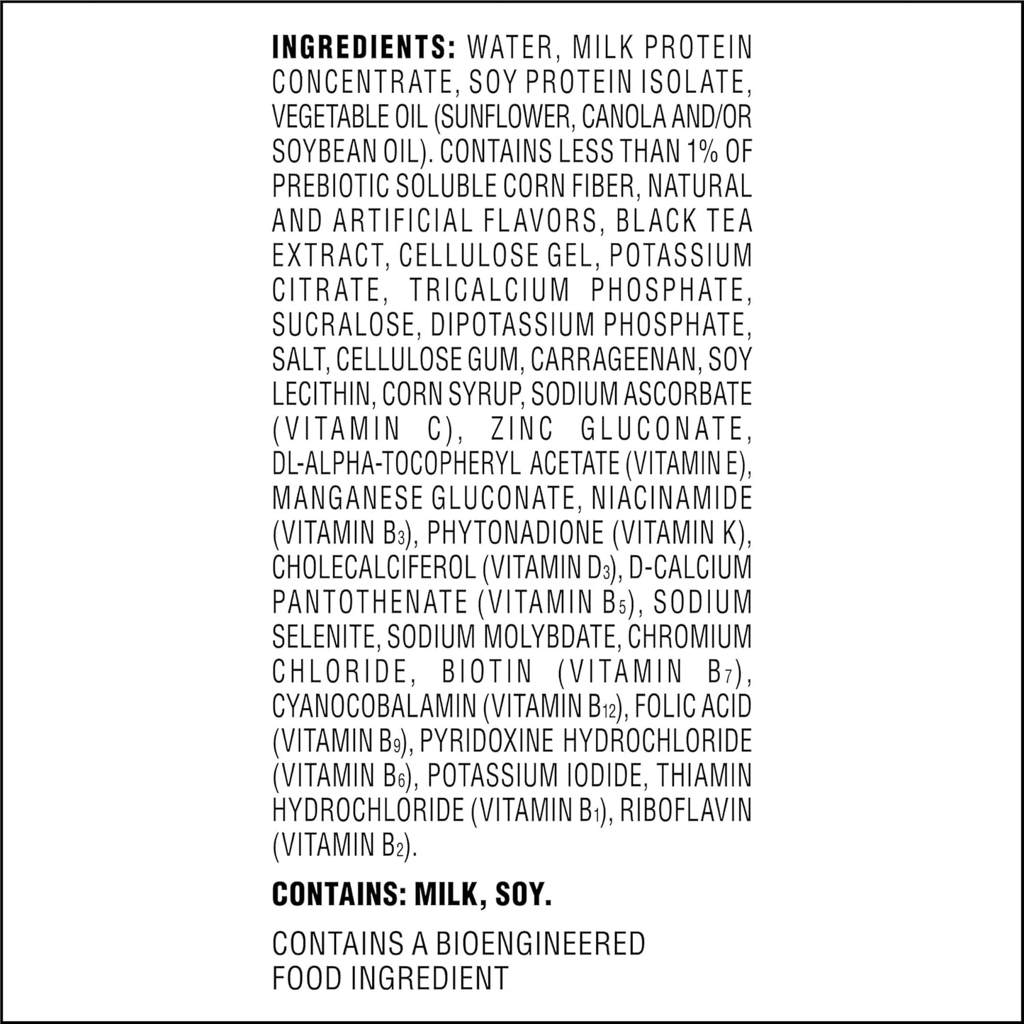Atkins Iced Tea Latte Protein Shake, Black Tea with Honey, 15g Protein, 3g Fiber, 1g Sugar, Made with Real Tea, 12 Shakes