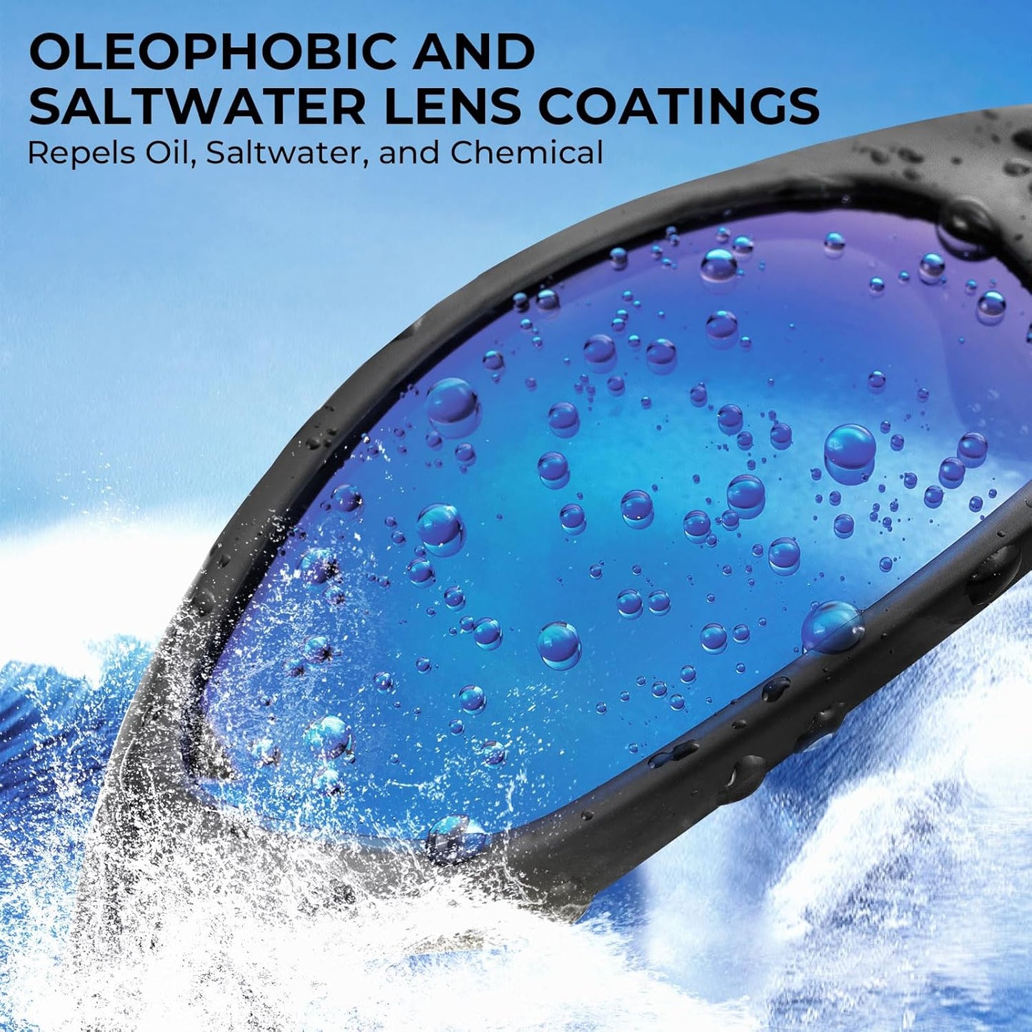 KastKing Hiwassee Polarized Sport Sunglasses for Men and Women, Wrap Sunglasses for Fishing Cycling and Running,UV Protection