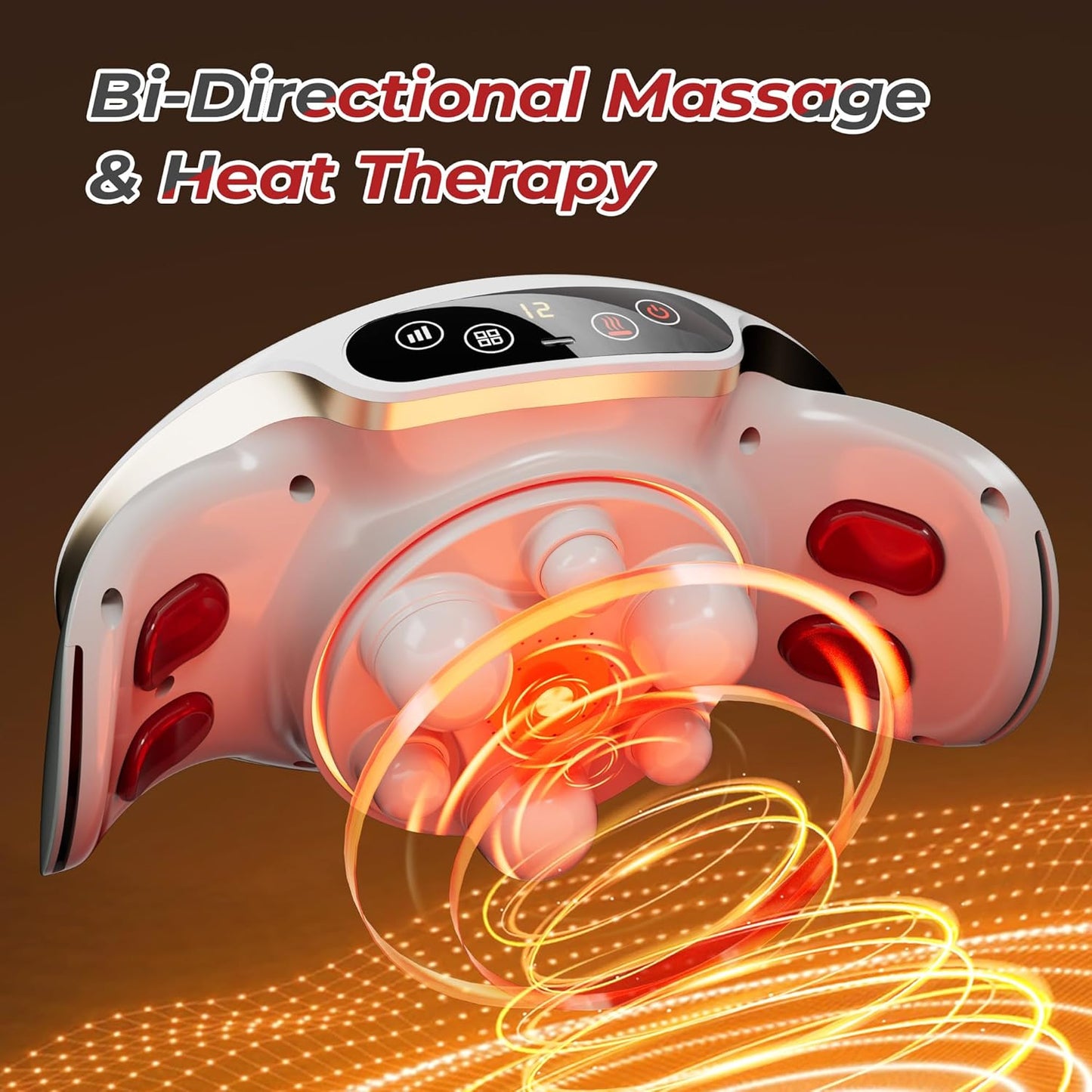 Electric Abdominal Massager, Stomach Massager for Digestion, Belly Cellulite Massage for Flattening Belly,Relieves Discomfort Caused by Bloating, Constipation,Stomach Pain, Gifts for Mom