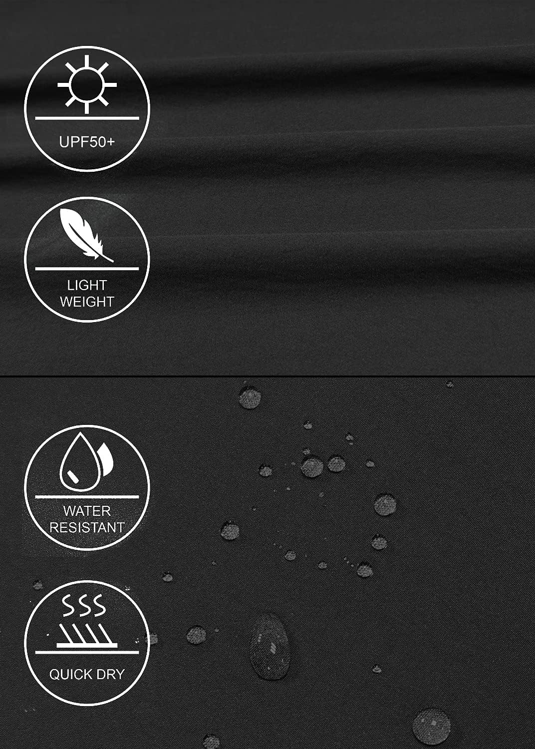 GymBrave Women's Hiking Cargo Pants Quick Dry Outdoor Camping Capris Water Resistant UPF 50 with Zipper Pockets