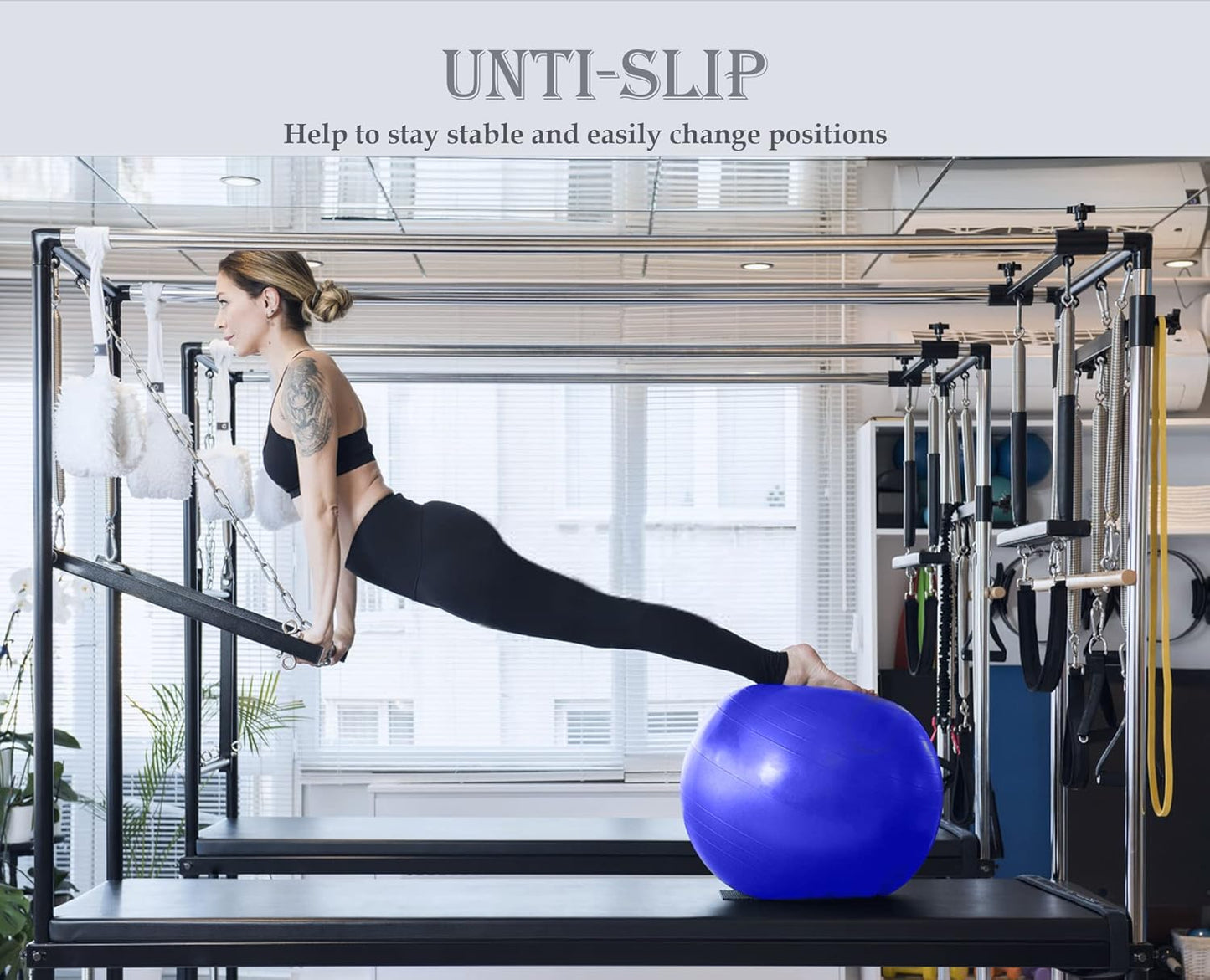 Soft Exercise Ball, Anti-Burst Yoga Ball Chair Supports 2200lbs, Stability Swiss Ball w/Pump for Pregnancy Birthing, Excersize, Workout, Fitness, Balance, Gym, Physio, Abs (Office & Home & School)