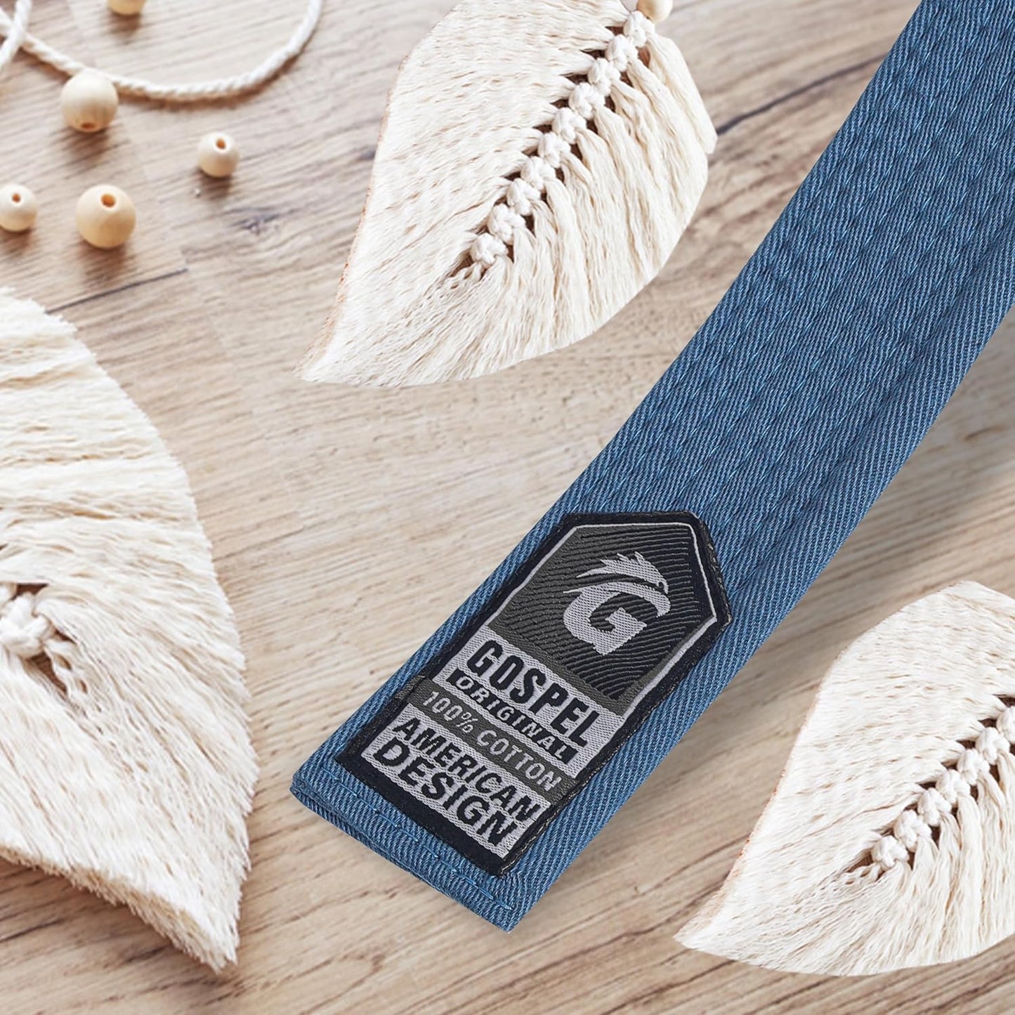 GOSPEL Vintage Series BJJ Belt for Men & Women | Brazilian Jiu Jitsu Belt with Vintage Colors