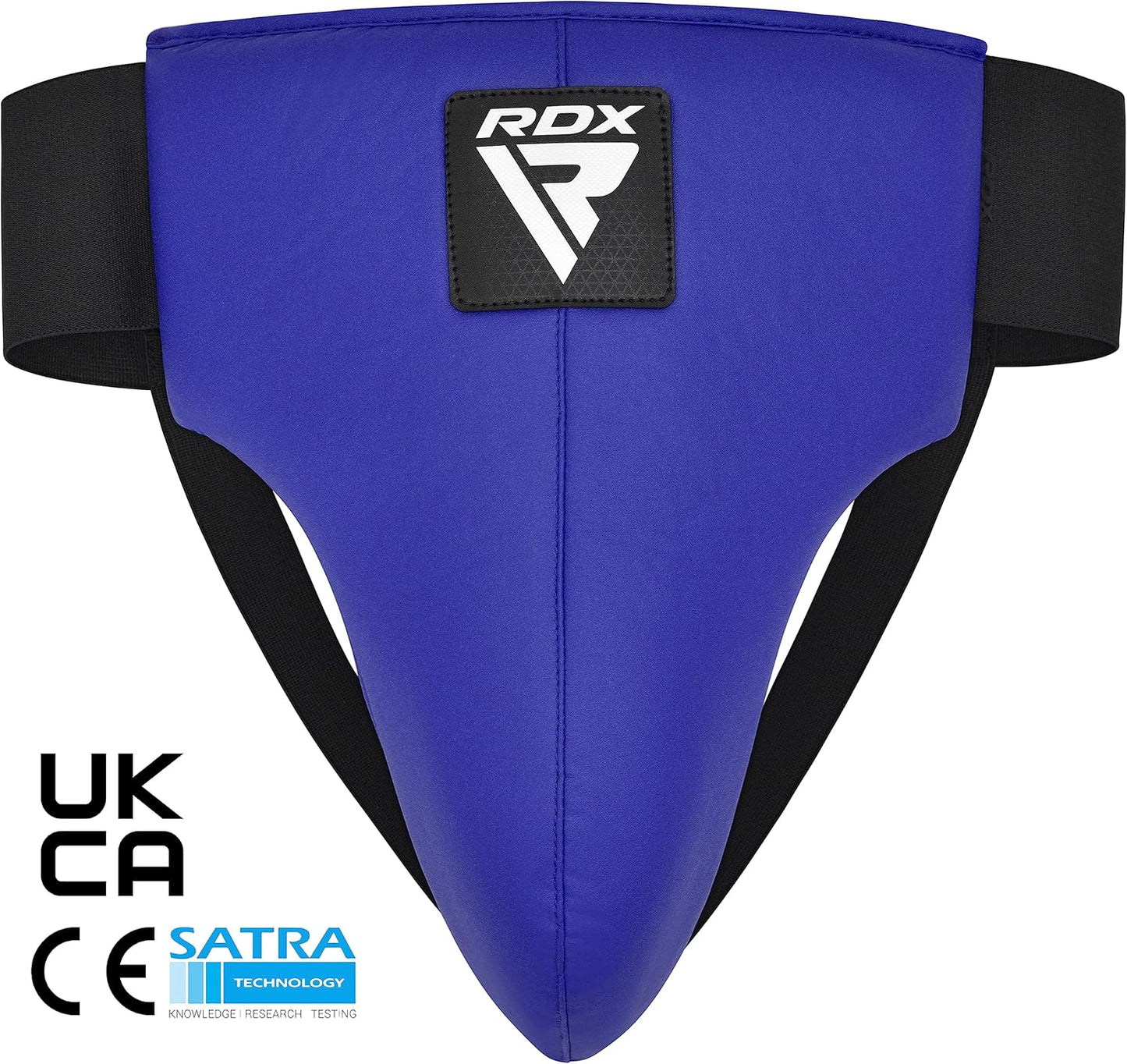 RDX Groin Protector for Boxing, Muay Thai, Kickboxing and MMA Training, Maya Hide Leather Abdo Gear for Martial Arts , SATRA Approved Abdominal Guard for Karate and Taekwondo