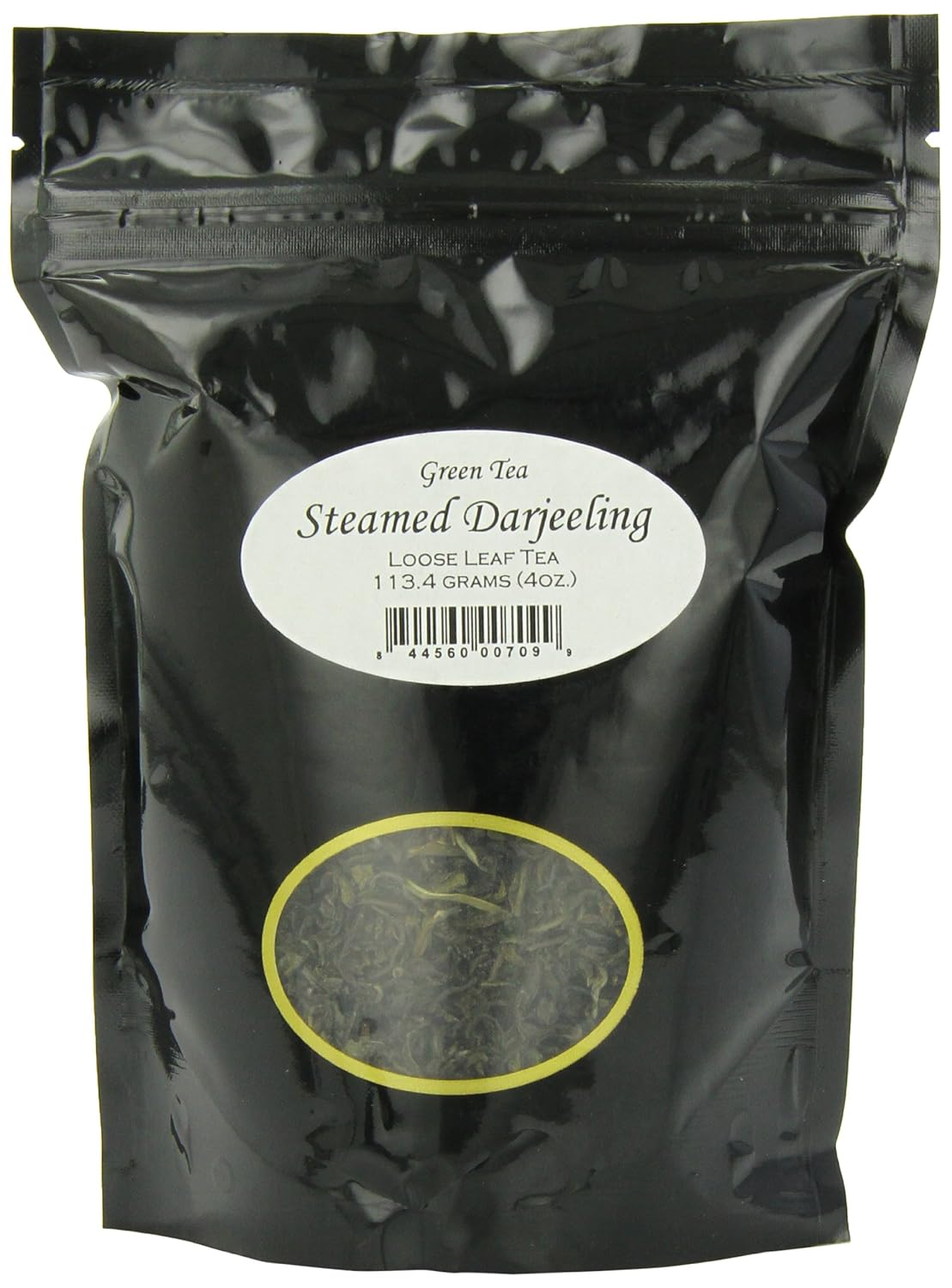 Steamed Darjeeling Green Tea - 4oz | Second Flush Orthodox Loose Leaf Tea Pouches | Muscatel Flavor | 100% Steamed Green Tea | From Darjeeling Hills | Fresh Packaged Herbal Tea Leaves