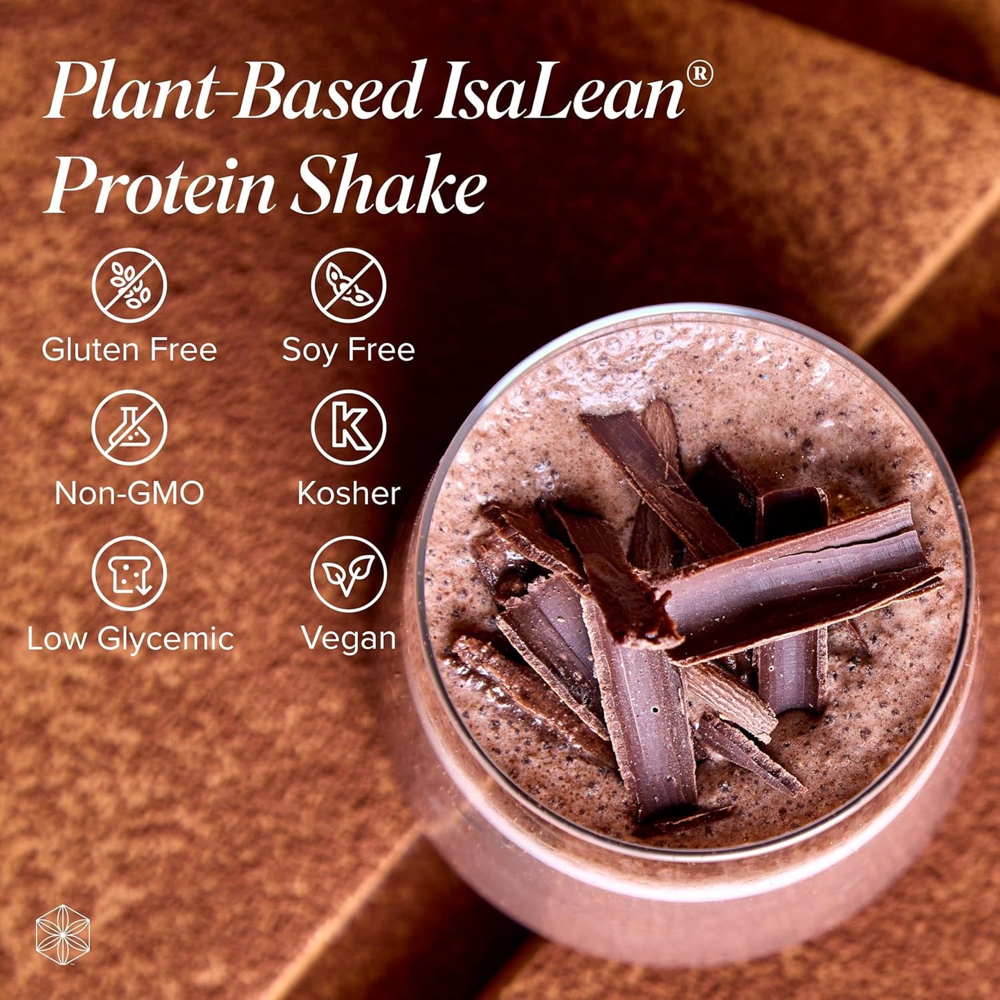 Isagenix Plant-Based IsaLean Protein Shake - Energy Powder with Whole-Food Sourced Vitamins - Supports Lean Muscle Growth & Healthy Metabolism - Rich Chocolate, 27.2 oz (14 Servings)