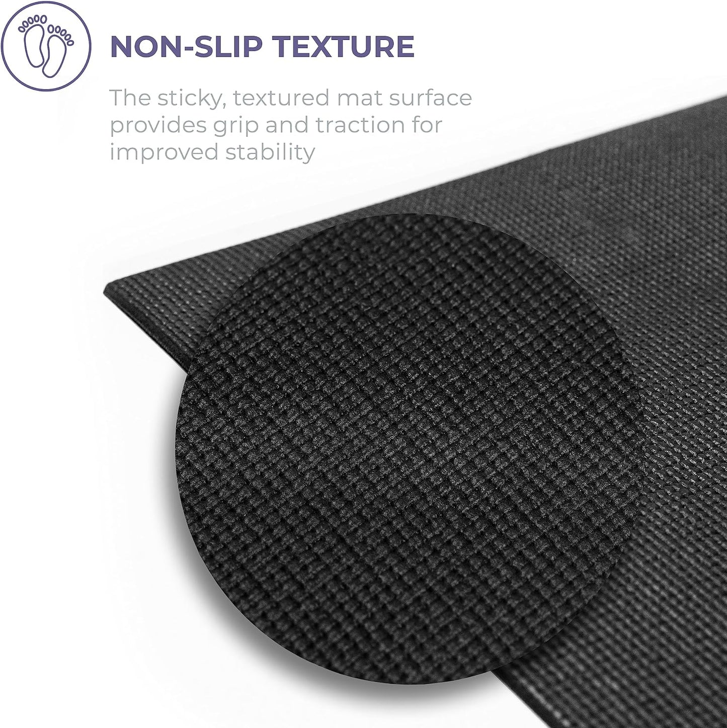 Sunshine Yoga Voyage Yoga Mat, 6 Pack, 72" x 24" Professional Studio and Gym Bulk Yoga Mats, 5mm Thick, Durable, Anti-Tear, Non Slip Fitness and Exercise Mats