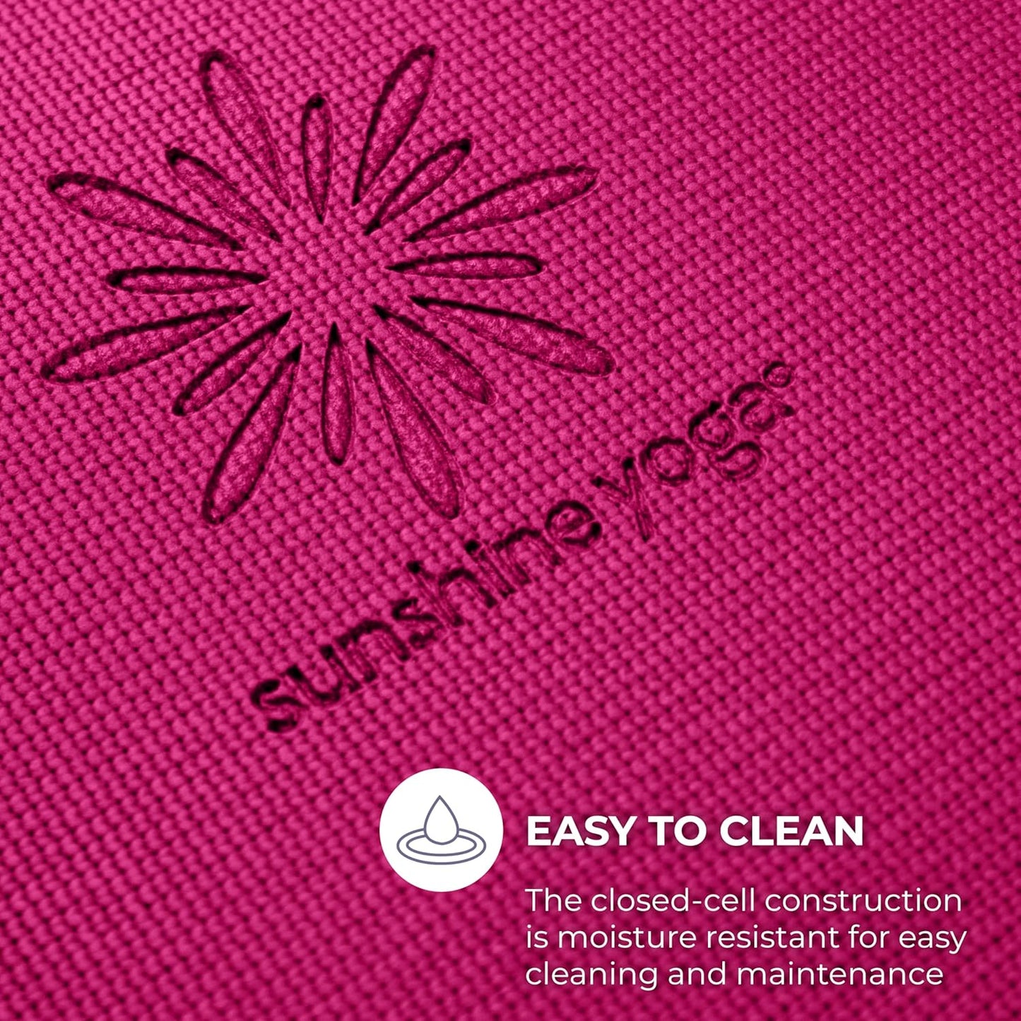 Sunshine Yoga Voyage Yoga Mat, 6 Pack, 72" x 24" Professional Studio and Gym Bulk Yoga Mats, 5mm Thick, Durable, Anti-Tear, Non Slip Fitness and Exercise Mats