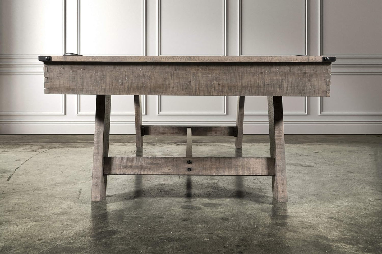 Nixon Billiards - Hunter Slate Billiard Pool Table (Wood Leg) - Antique - 8 ft - White Glove Installation