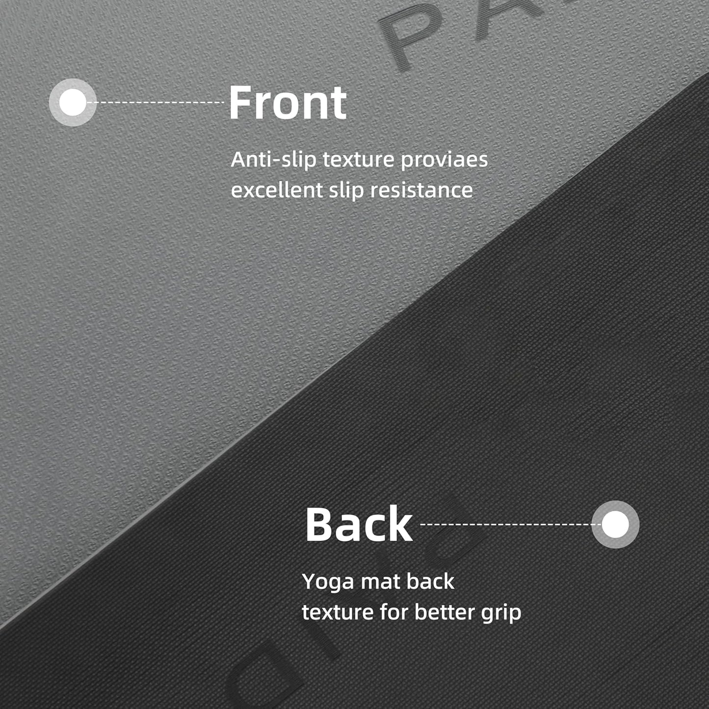 Yoga Mat Non Slip Anti-tear,extra thick-2/5 inch（10MM）High Resiliency Professional POE Yoga Mats for Women Men Kids,72"x24"inch,Workout, Yoga, Pilates and Floor Exercise, with Carrier Strap