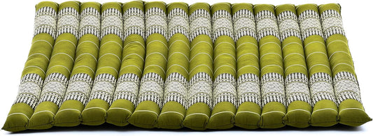 Leewadee Zabuton Seating Cushion – Square Floor Seat for Meditation Exercises, Light Yoga Mat Filled with Kapok