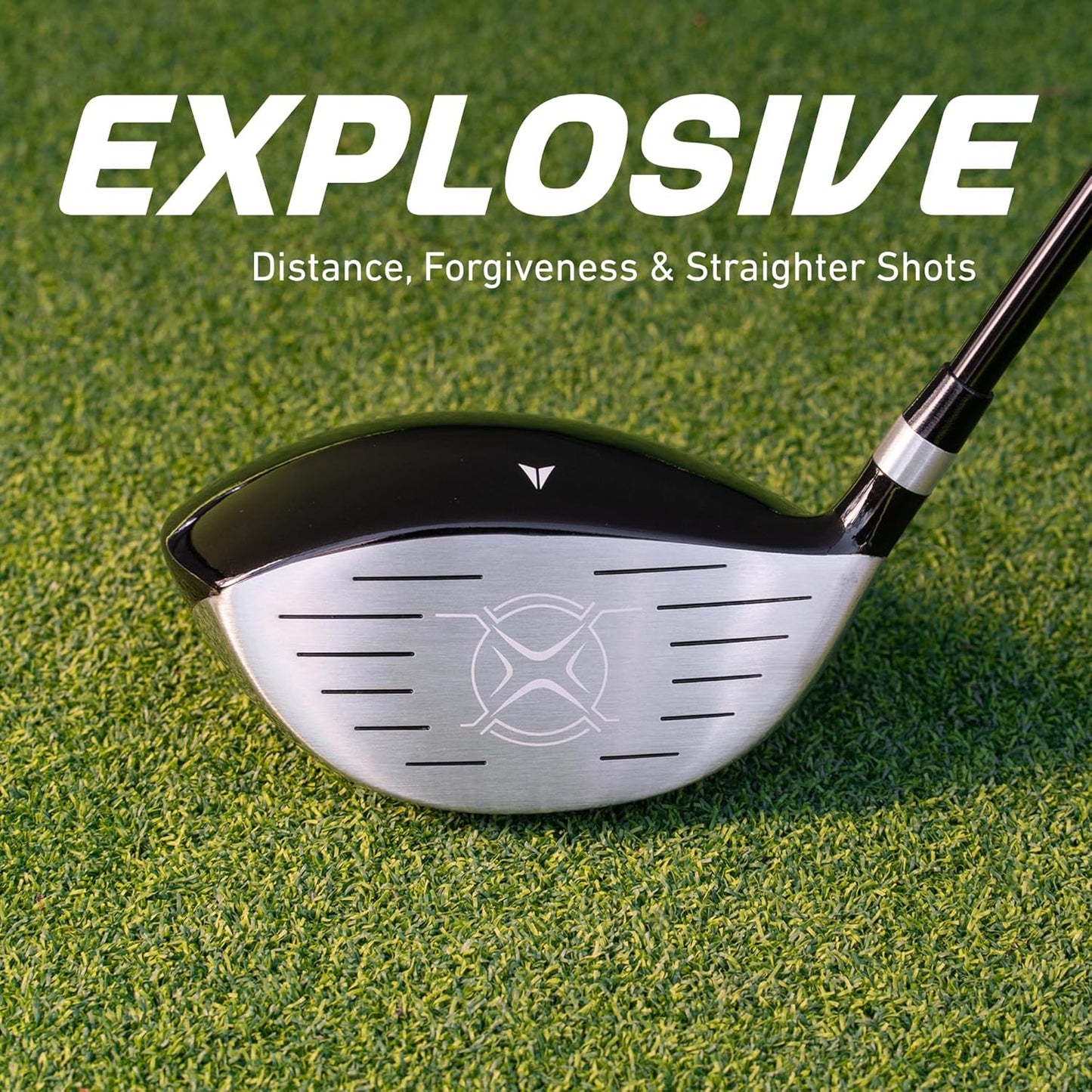 Precise M3 Men's Complete Golf Club Set, Includes Driver, Fairway, Hybrid, 6-PW, Putter, Stand Bag, 3 H/C's, Men’s Golf Clubs Full Set Right Handed, Regular, Petite or Tall Size