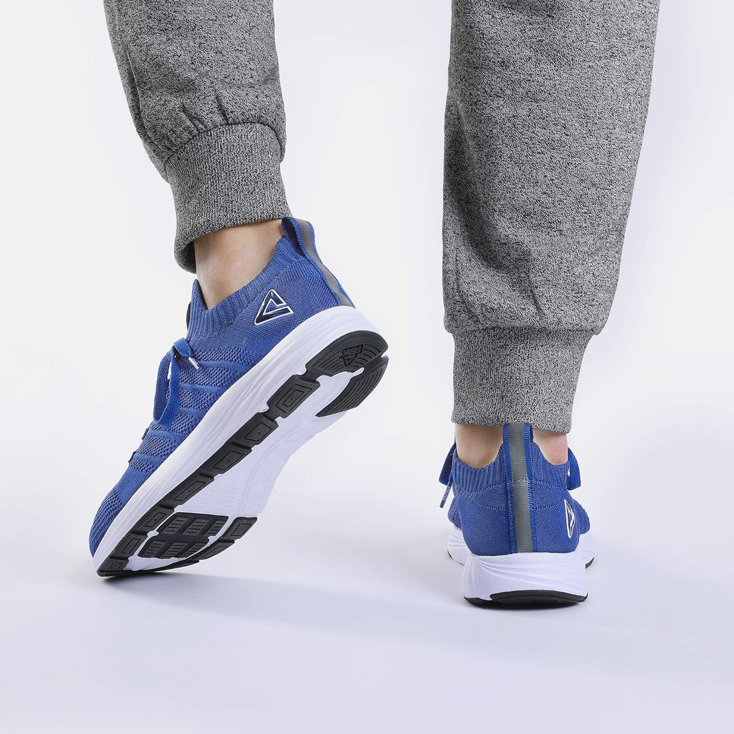 PEAK Mens Lightweight Walking Shoes Comfortable Slip On Sports Sneakers for Tennis, Gym, Running, Casual Workout