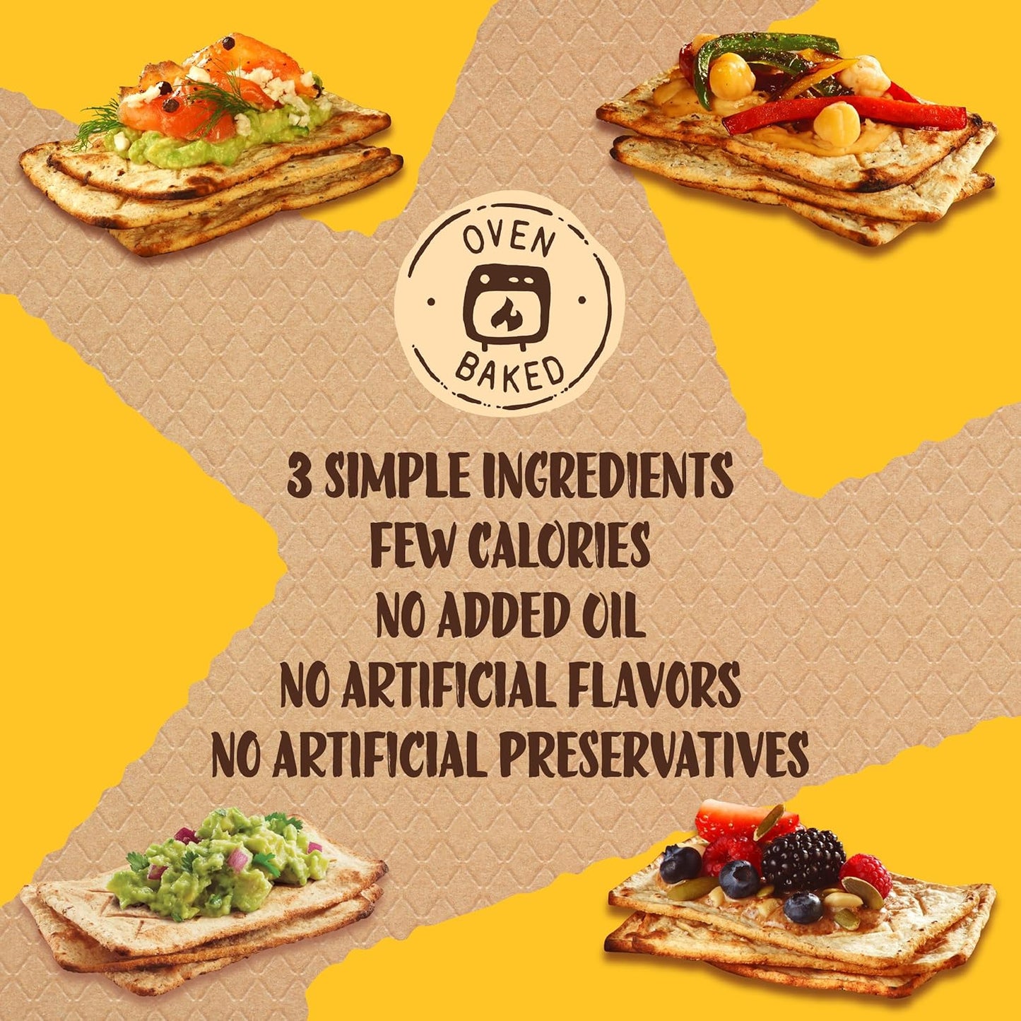 Sanissimo Salmas Salted, 40 packs of 3 Crackers, Oven Baked Corn Crackers, Gluten Free, Non GMO, Kosher Certified