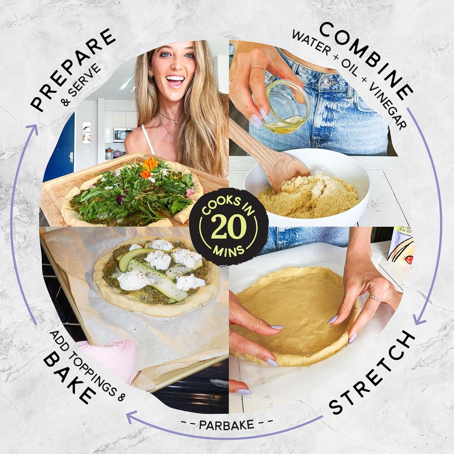 Poco Bero – Gluten-Free Pizza Dough Mix | Keto Piza Crust | Low Carb, Grain-Free, Easy to Make | Keto & Gluten-Free Pizza Dough