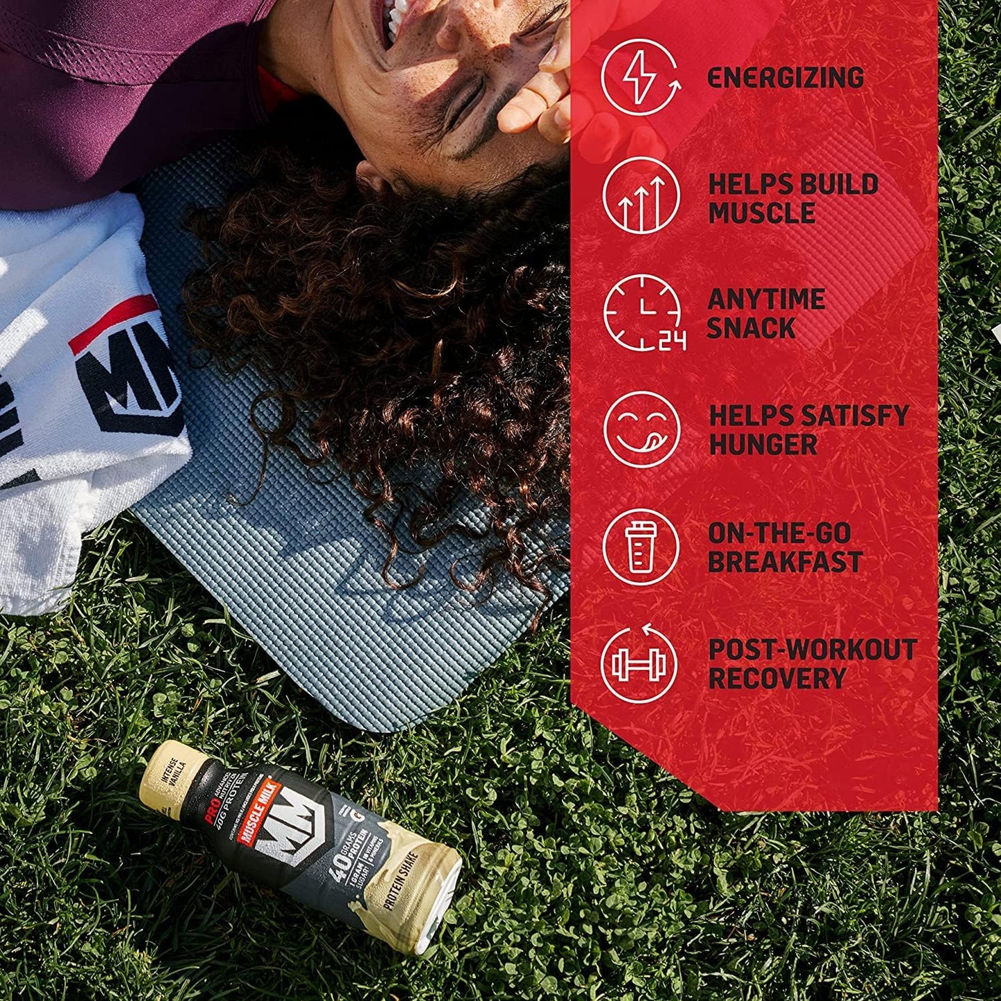 Muscle Milk Pro Advanced Nutrition Protein Shake, Intense Vanilla, 11.16 Fl Oz (Pack of 12), 32g Protein, 1g Sugar, 16 Vitamins & Minerals, 5g Fiber, Workout Recovery, Energizing Snack, Packaging May Vary