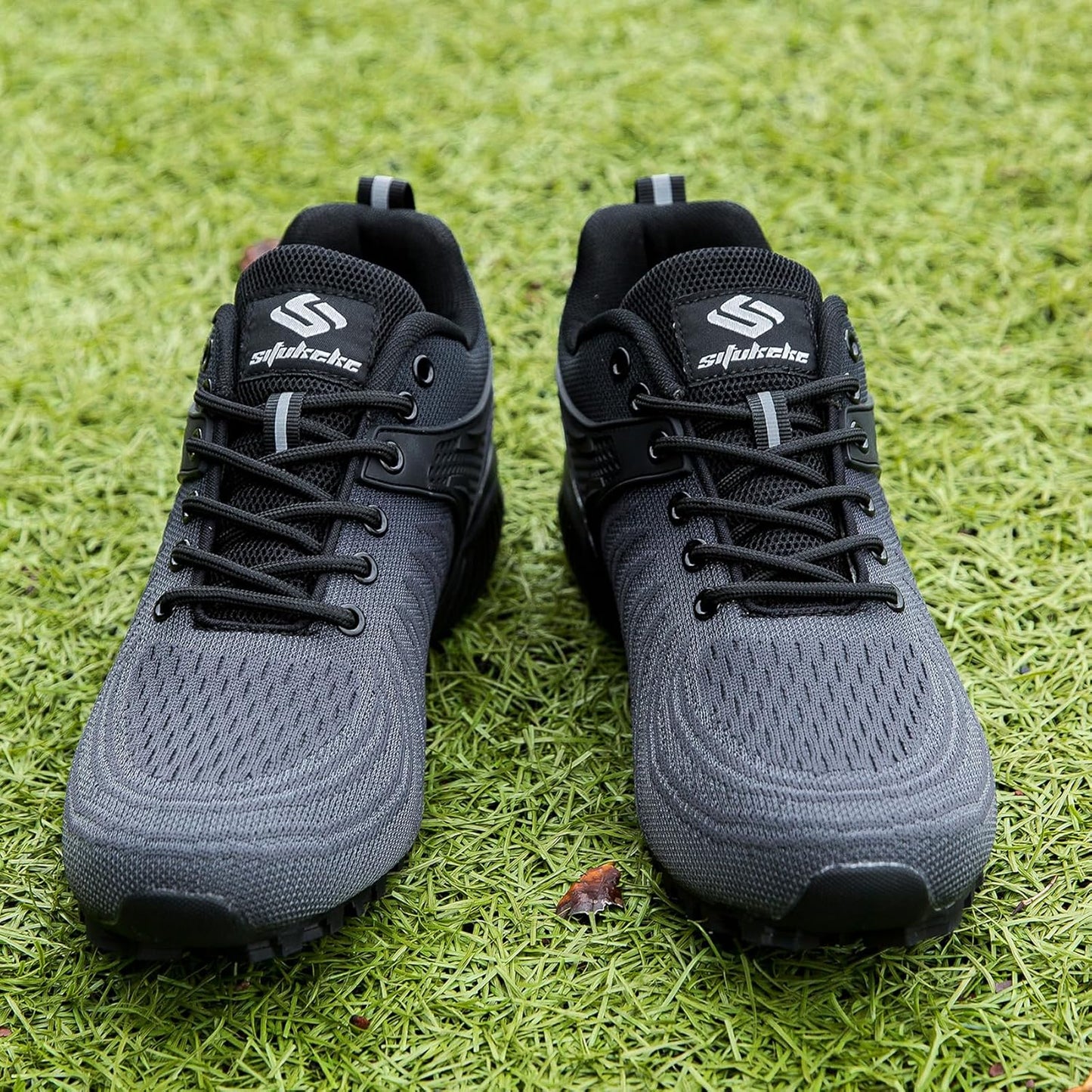 Men's Trail Running Shoes Lightweight Breathable Walking Hiking Sneakers Outdoor Athletic Tennis Cross Training Shoes
