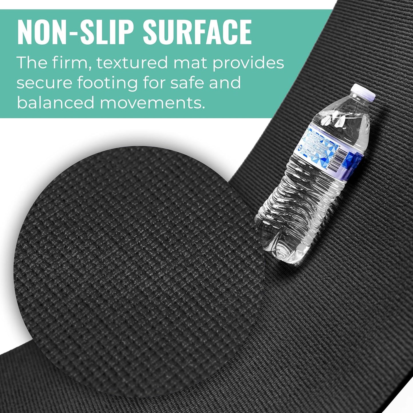 Elevate Yoga Mats, 10 Pack, 72" Long x 24" Wide, 4 mm Thick, Non-Slip and Easy to Clean Gym Mats for Schools and Studios