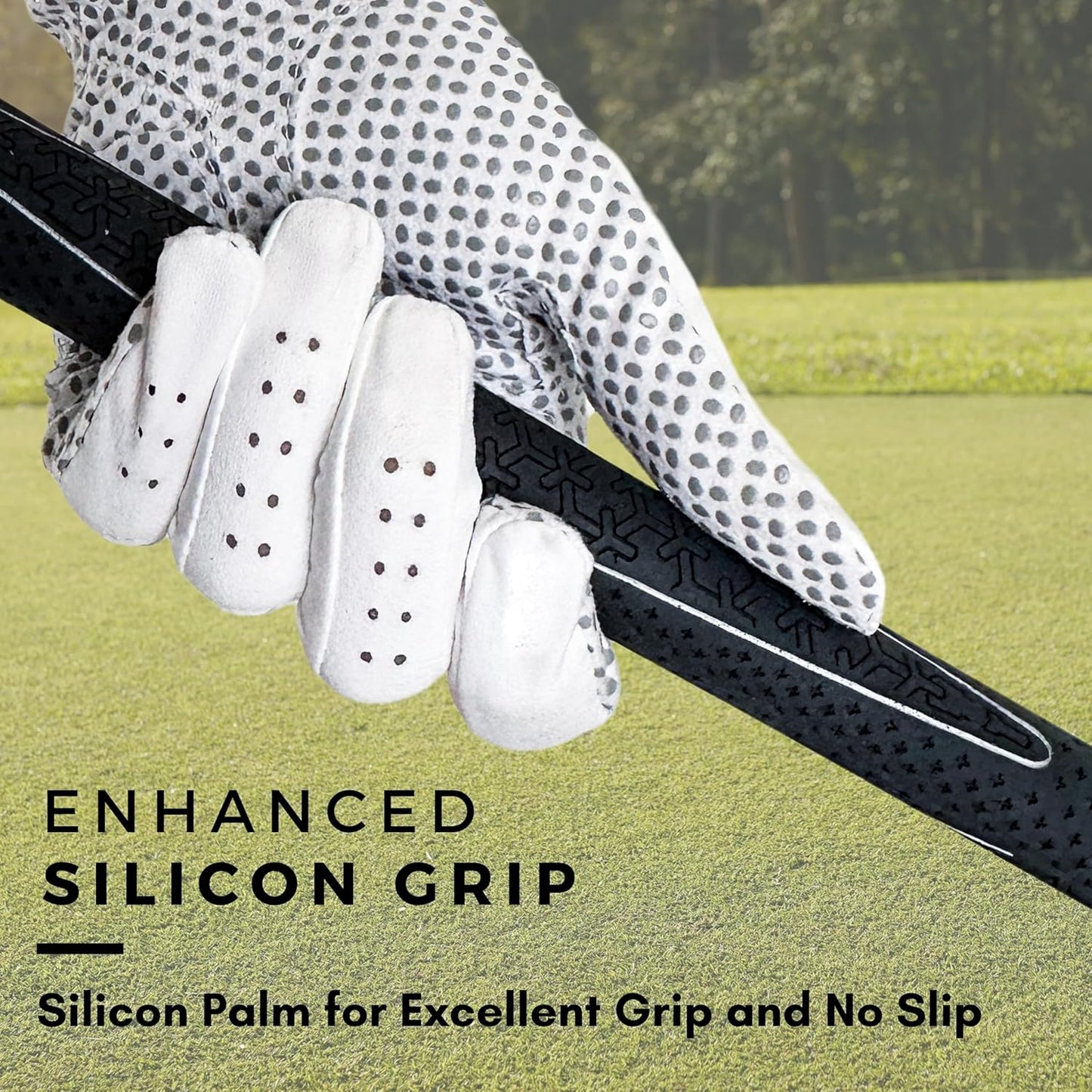 Left Hand Golf Gloves Women 2 Pack Girl Ladies Sports Silicon Non-Slip Extra Grip All Weather Season Tennis