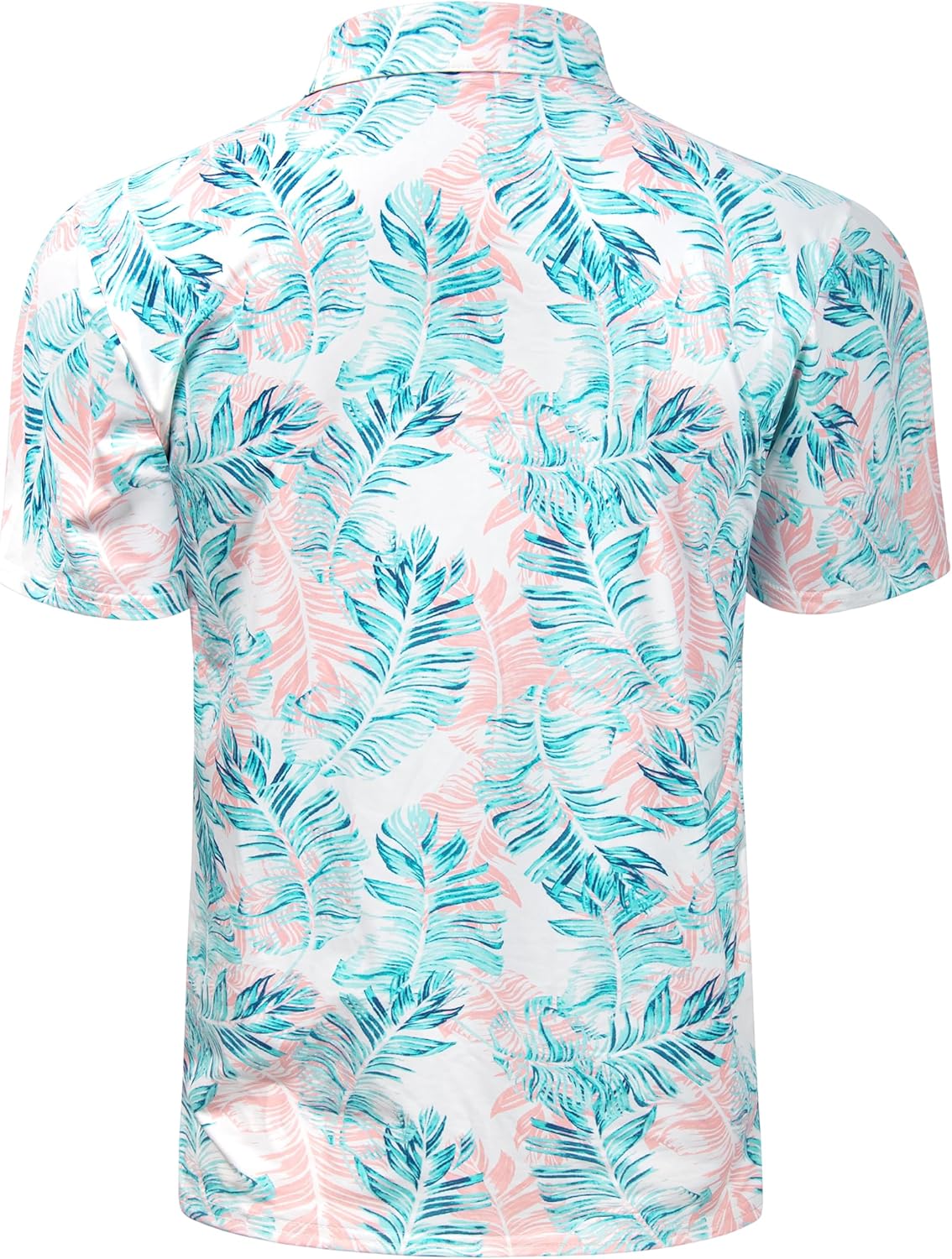 TAPULCO Mens Quick Dry Polo Shirts Camouflage Pattern Performance Athletic Lightweight Breathable Casual Golf Tshirts