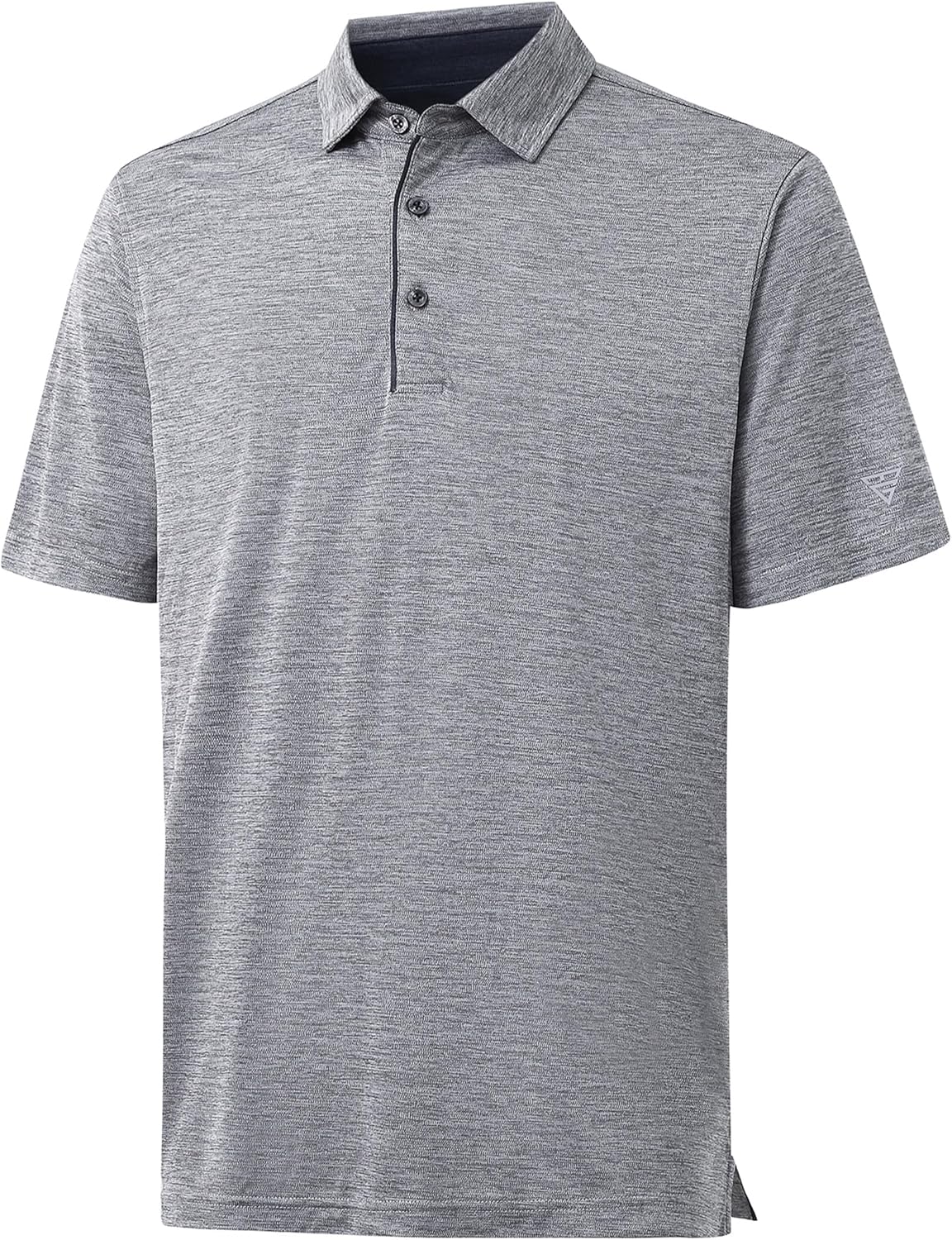 M MAELREG Golf Shirts for Men Short Sleeve Dry Fit Casual Striped Performance Moisture Wicking Collared Mens Polo Shirts