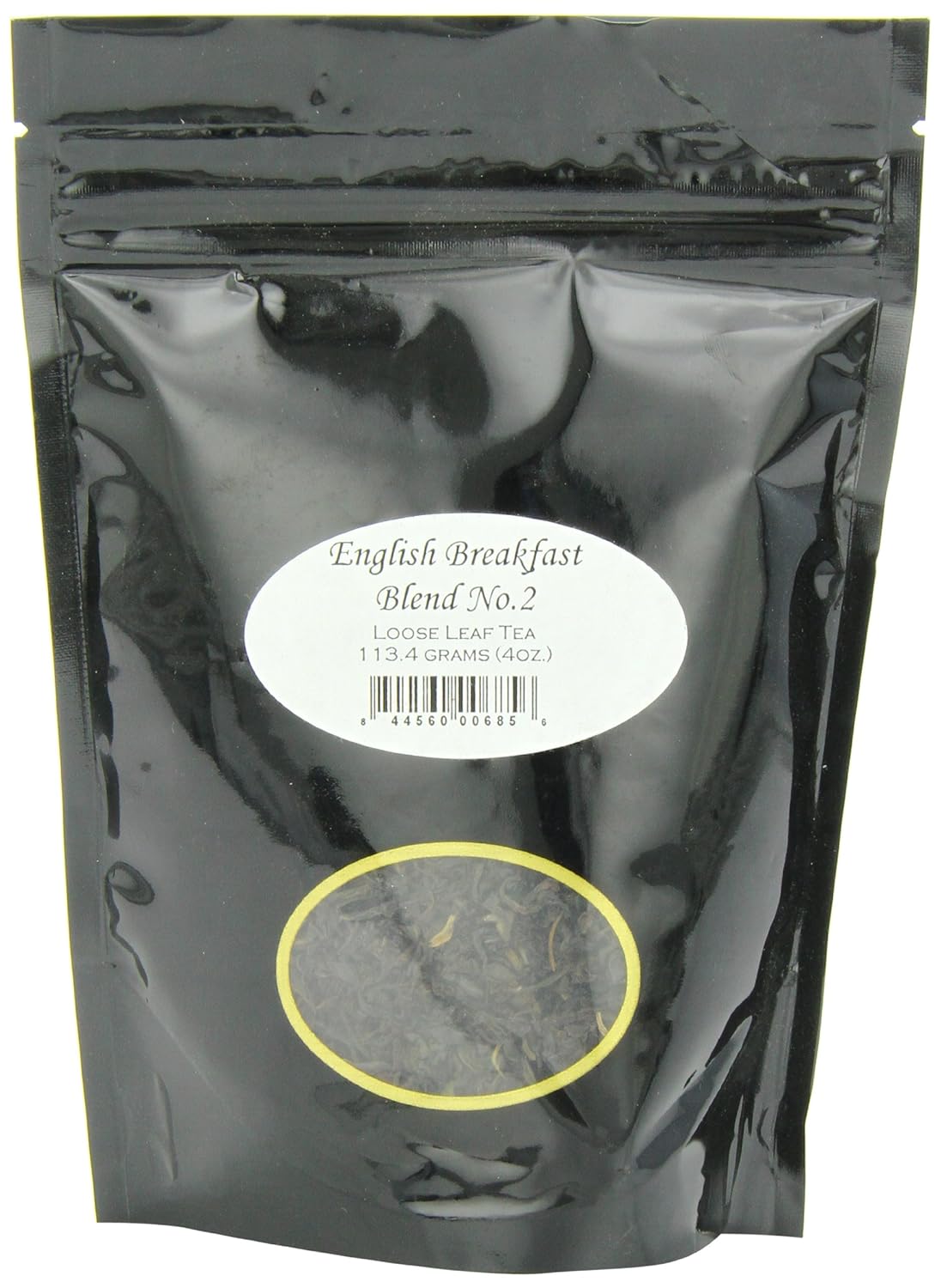 English Breakfast Tea No. 2 by English Tea Store | Loose Leaf Black Tea | Bold Smooth Flavor from Assam Ceylon Kenya | Great with Milk | Medium Caffeine | 4oz Pouch