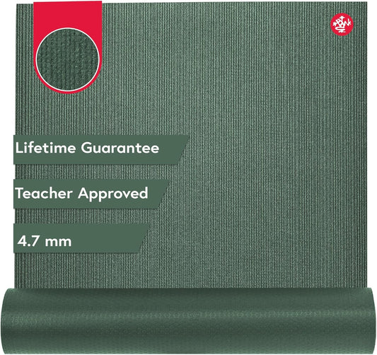Manduka PROlite Yoga Mat 71" - 4.7mm | Lifetime Durability | Hygienic Construction | Teacher Approved | 71 x 24 inches | Elderberry