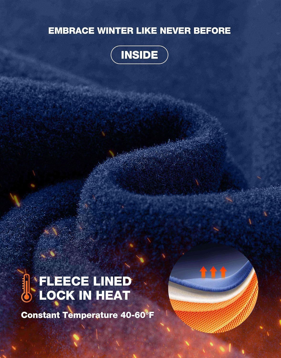 G Gradual Women's Fleece Lined Pants Water Resistant Winter Thermal Flare Leggings Hiking Snow Pants for Women 4 Pockets