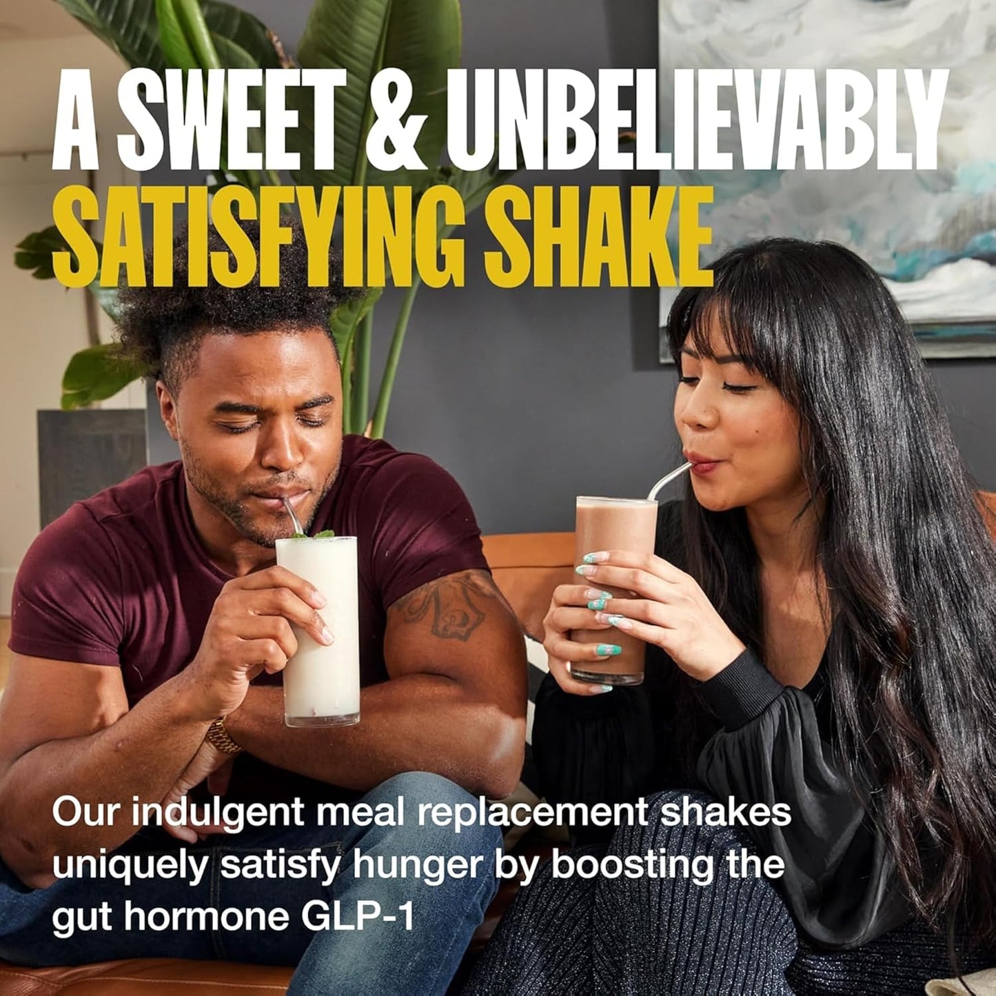 Supergut Prebiotic Shakes | Meal Replacement | Boost GLP-1 | High Protein and Fiber | No Added Sugar | Keto Food, Meal, Snack (Vegan Vanilla, 14 servings)