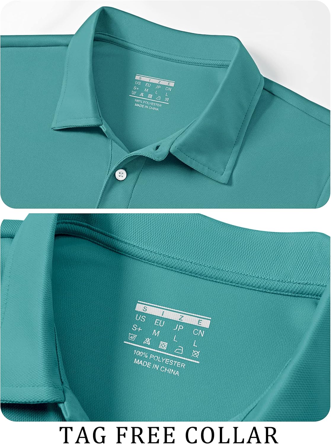 TACVASEN Mens Golf Shirt Dry Fit Mens Polo Shirts Short Sleeve Performance Golf Polos for Men with Collar Work Shirts