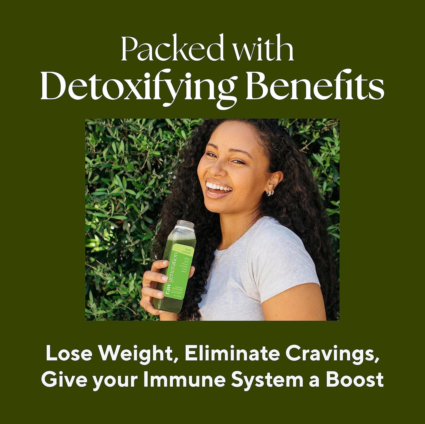 Raw Generation 10-Day Lower Sugar Cleanse - Boost Digestion & Eliminate Bloating/Gut, Colon, Liver/Less Sugar & 35gProtein Daily/Non-GMO, 100% Plant-Based Juices