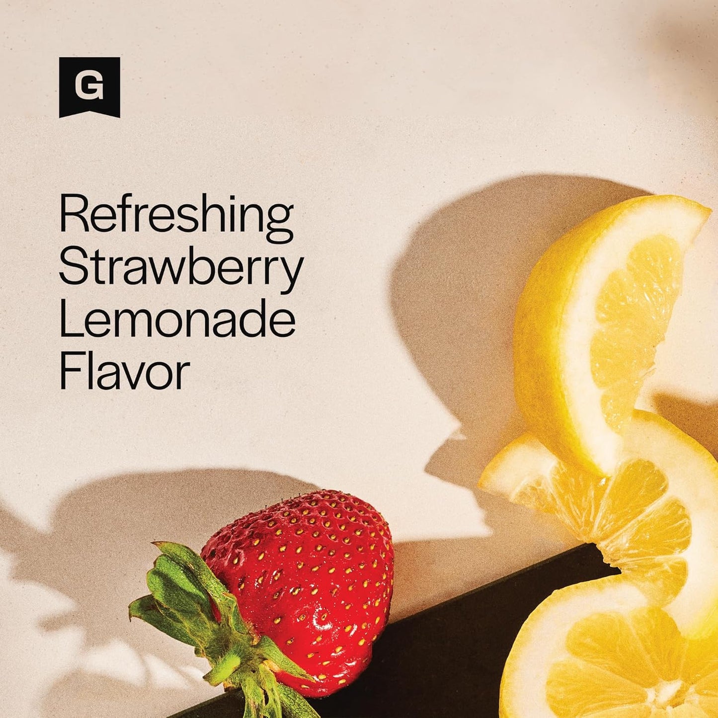 Gainful Hydration + Caffeine Powder Packets with Key Electrolytes Magnesium & Sodium + L Theanine, Low Sugar Drink Mix, Strawberry Lemonade, 21 Sticks