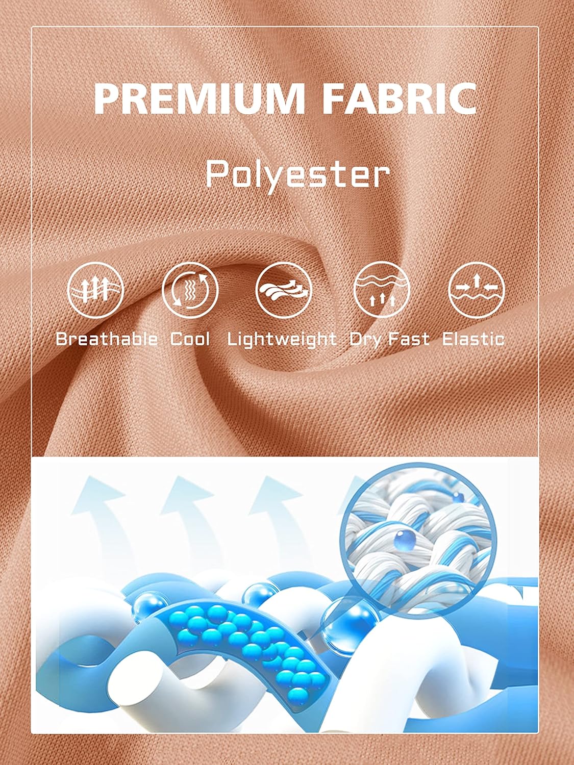 MAGCOMSEN Men's Polo Shirts 3 Buttons Casual Work T Shirts Quick Dry Short Sleeve Golf Shirt Pique Jersey Outdoor Performance