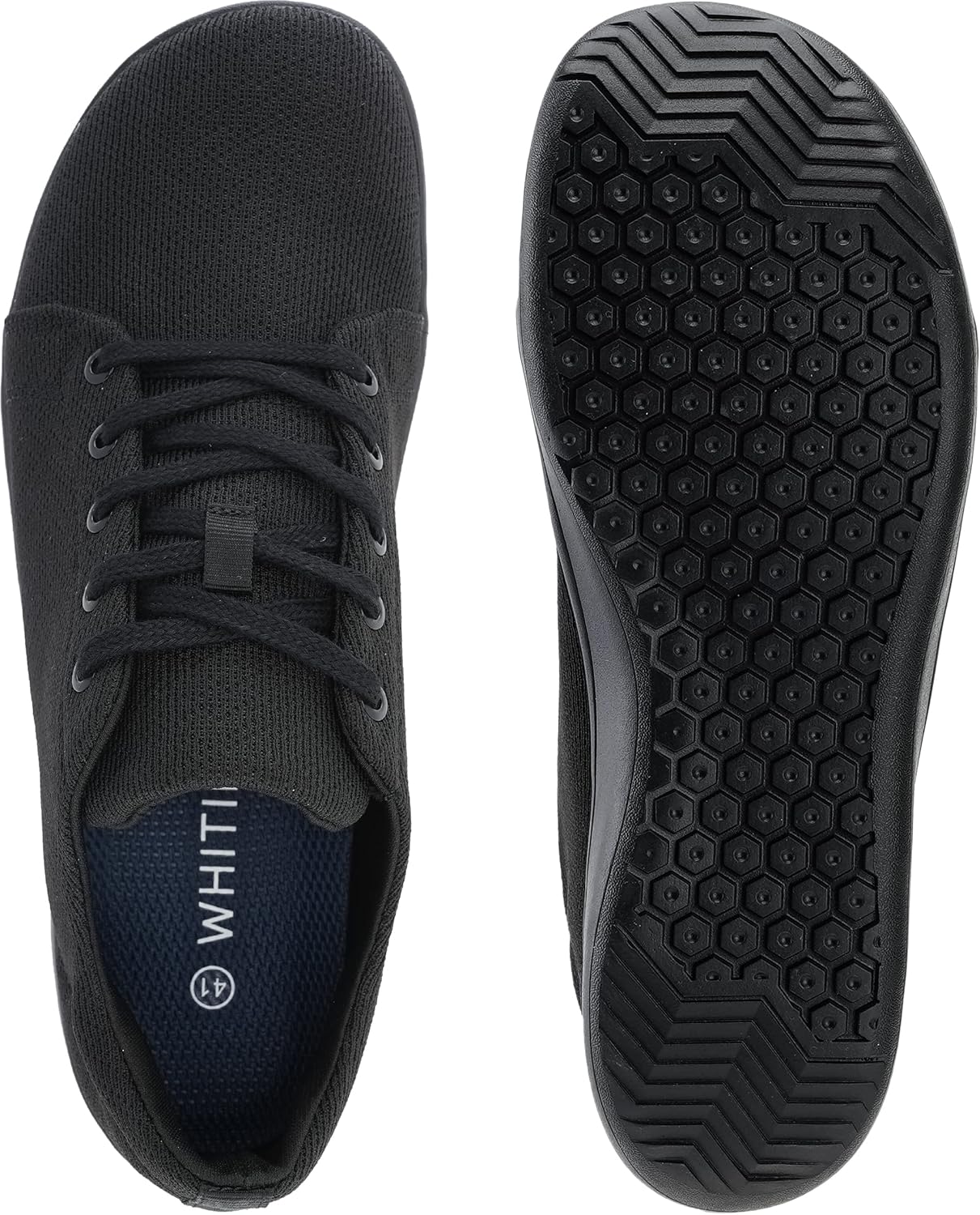 WHITIN Men's Wide Minimalist Barefoot Sneakers | Zero Drop Sole | Optimal Relaxation