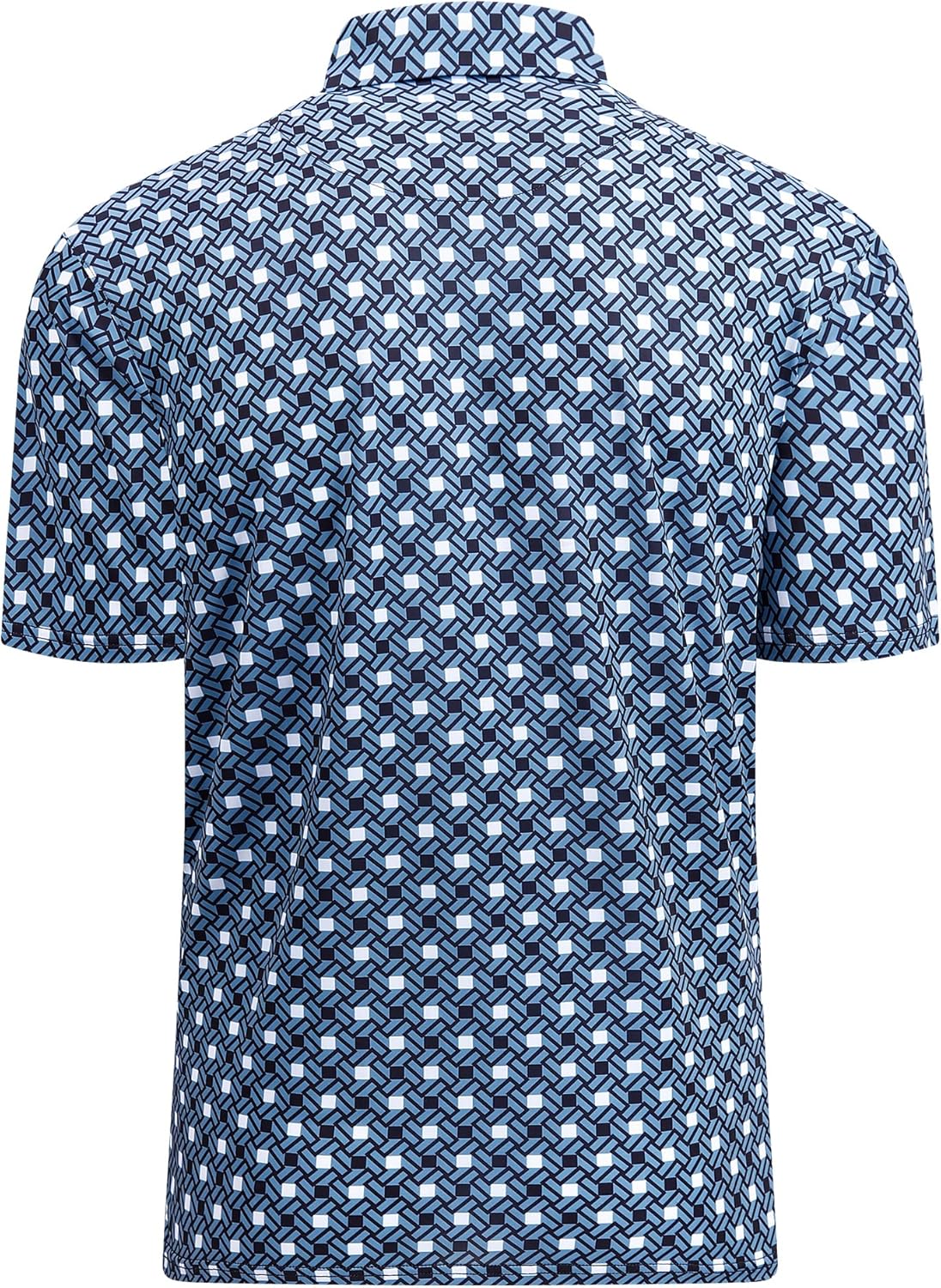 Damipow Premium Golf Shirts for Men Dry Fit Performance Polo Short Sleeve Collared Shirt
