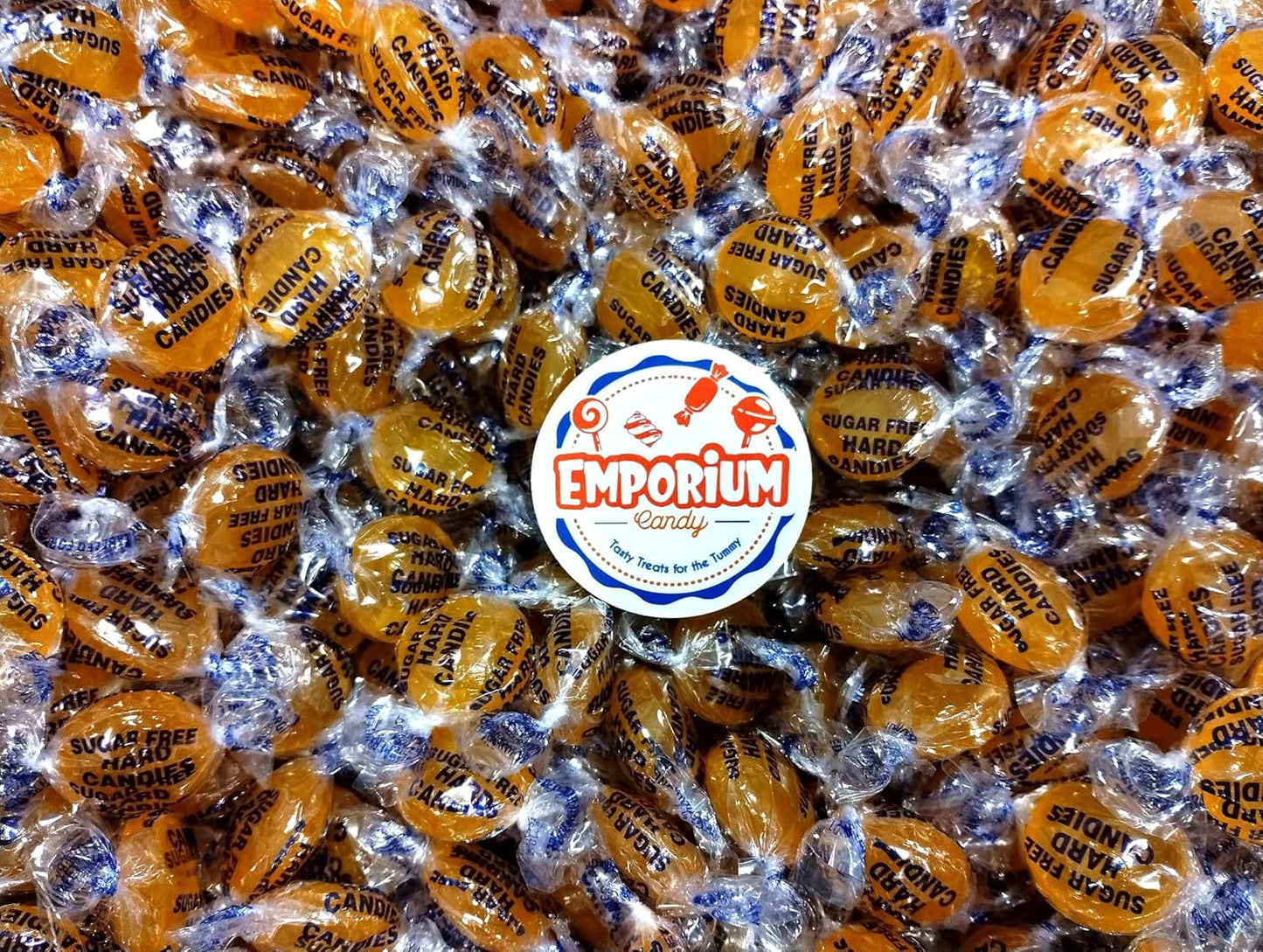 Sugar Free Butterscotch Hard Candy Buttons - 1 lb of Fresh Delicious Individually Wrapped Sucking Candy