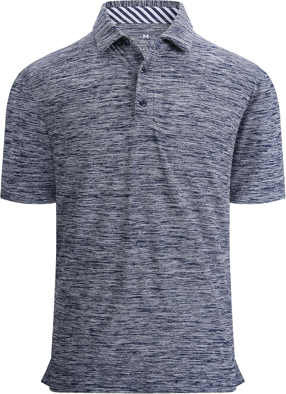 Alex Vando Mens Golf Shirt Moisture Wicking Quick-Dry Short Sleeve Casual Polo Shirts for Men