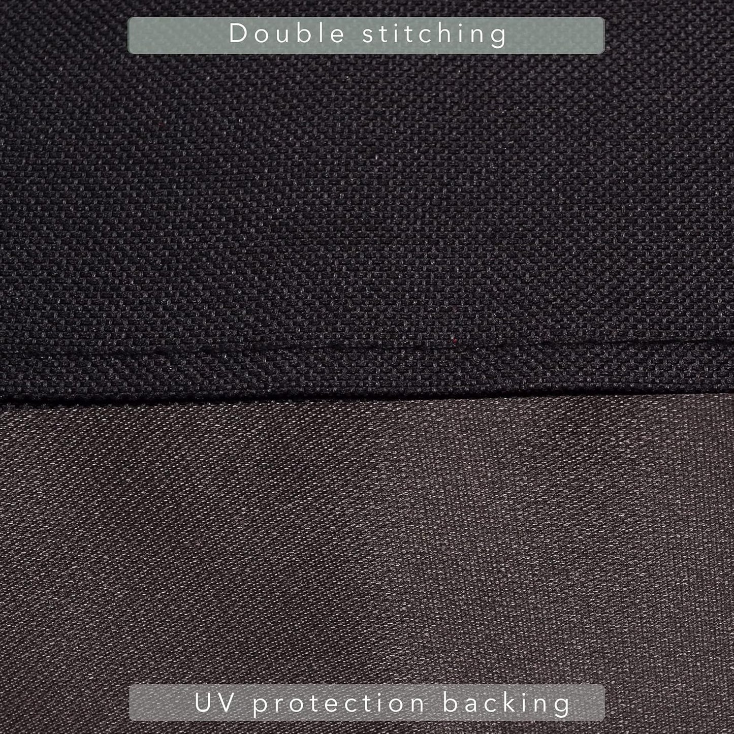 7/8/9FT Heavy Duty 600D Polyester Canvas Billiard Pool Table Cover(7 Colors Available) (Black, 8-Foot)