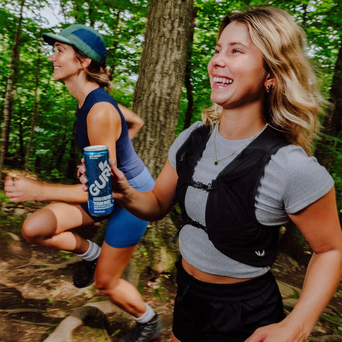 GURU Yerba Mate Organic Energy Drinks, Clean Energy Drink with Plant Based Natural Caffeine from Green Tea, Low Calorie, Gluten Free, 140mg Caffeine, Healthy Drinks, Acai Berry, 12oz (Pack of 12)