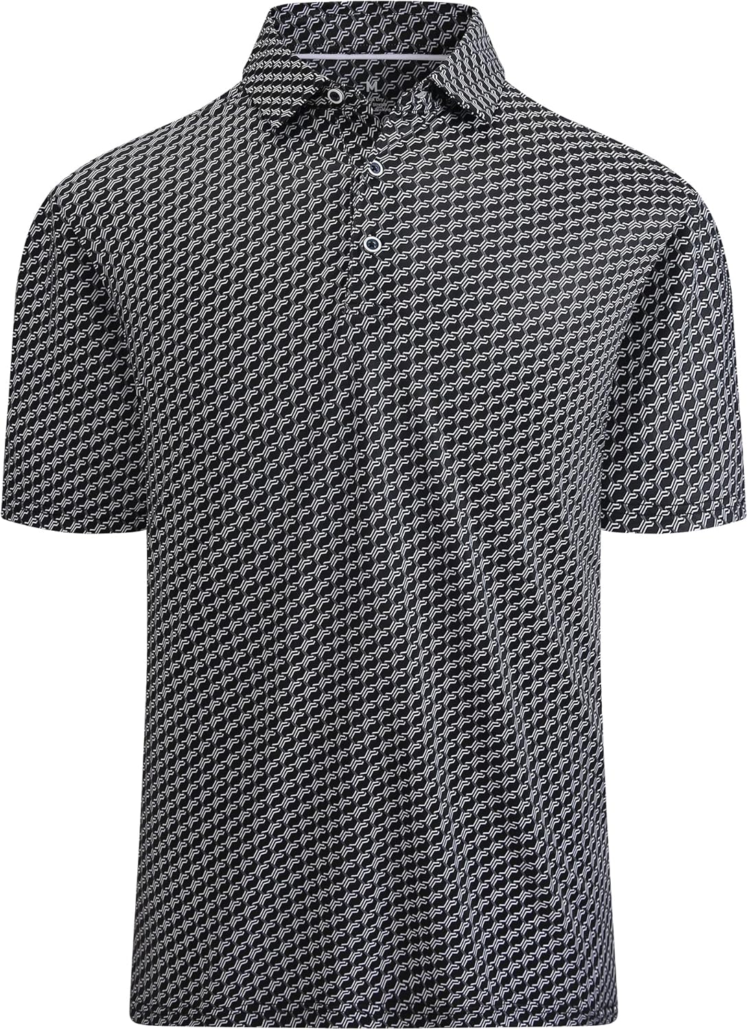 WARHORSEE Golf Polo Shirts for Men Short Sleeve Wrinkle Free 4 Way Stretch Moisture Wicking Performance Collared Tshirts