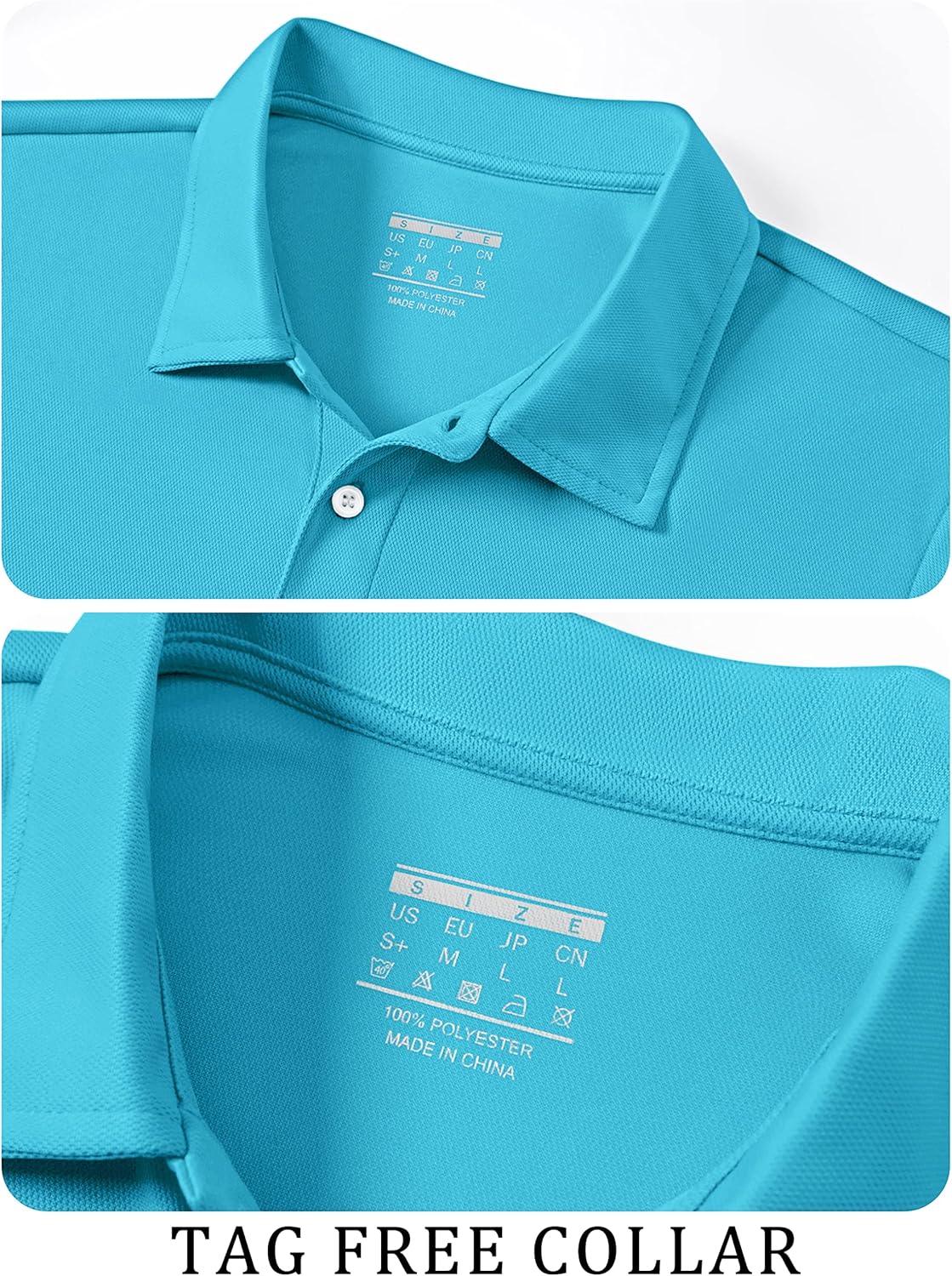 TACVASEN Mens Golf Shirt Dry Fit Mens Polo Shirts Short Sleeve Performance Golf Polos for Men with Collar Work Shirts